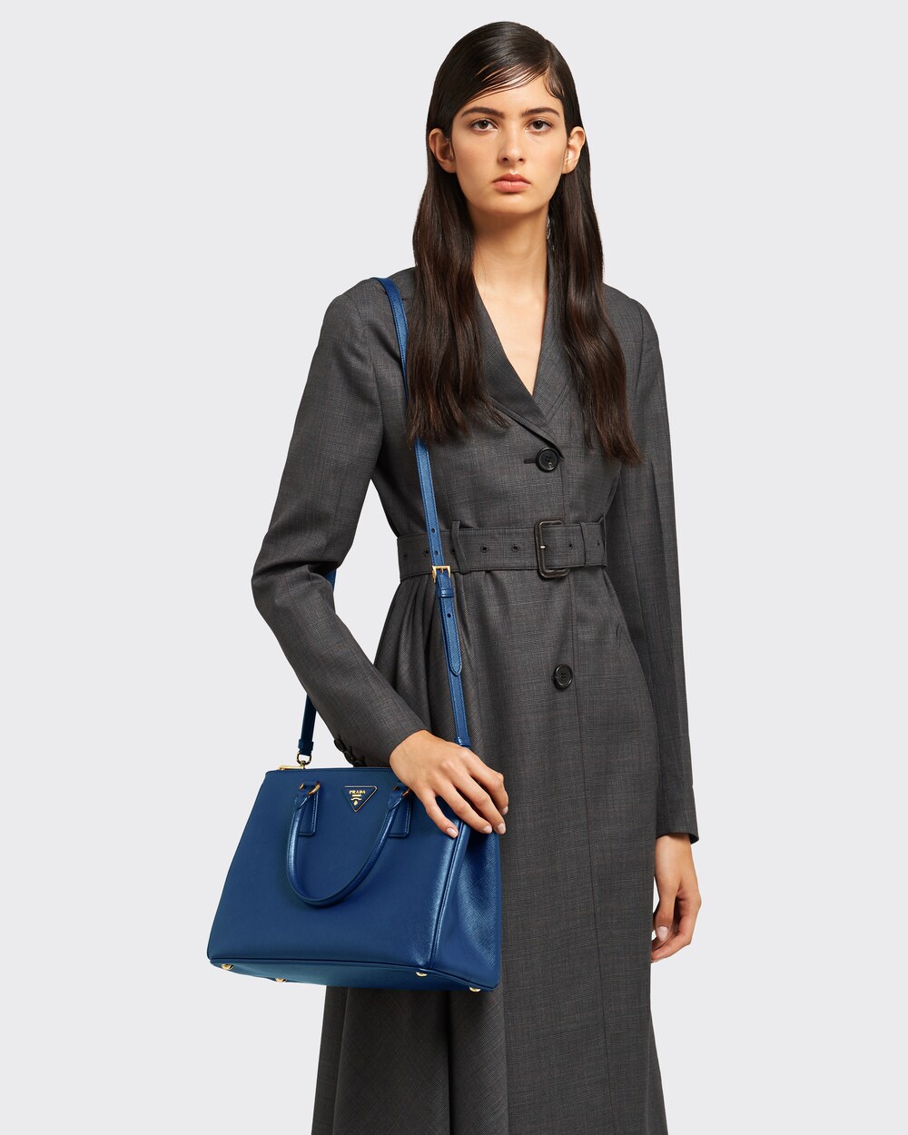 Bluette Prada Galleria Saffiano leather