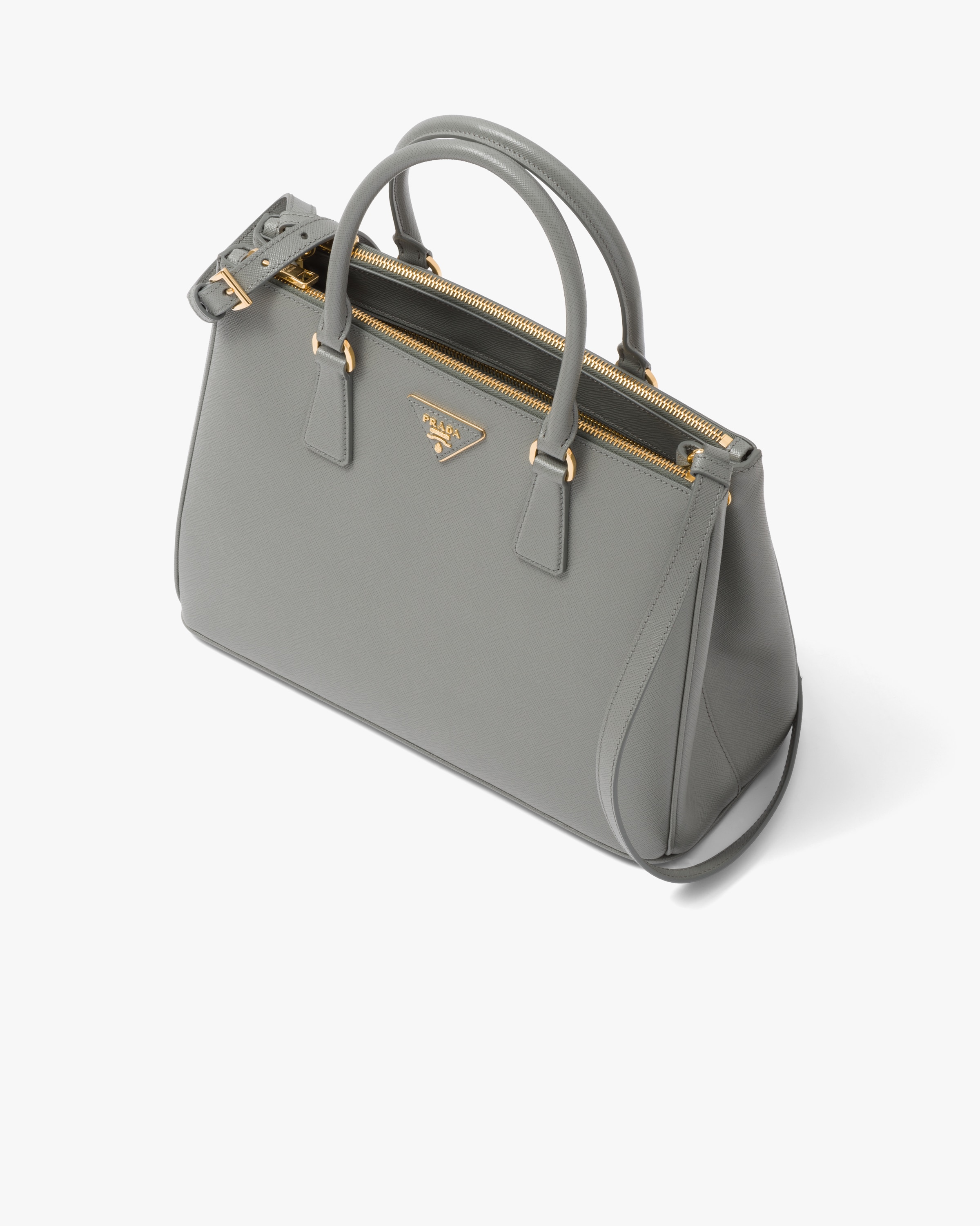 prada galleria saffiano 皮革大号手袋