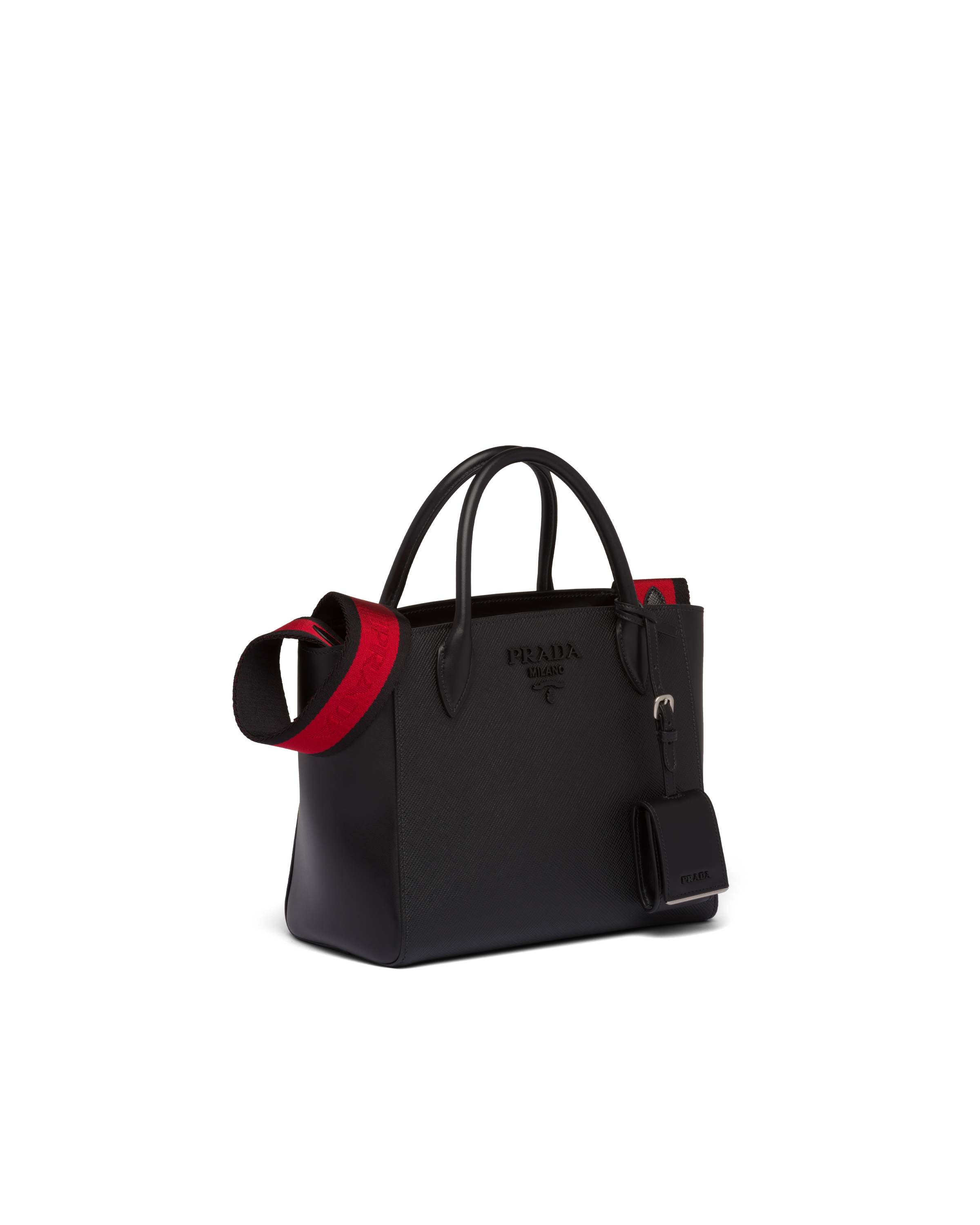 prada monochrome handbag