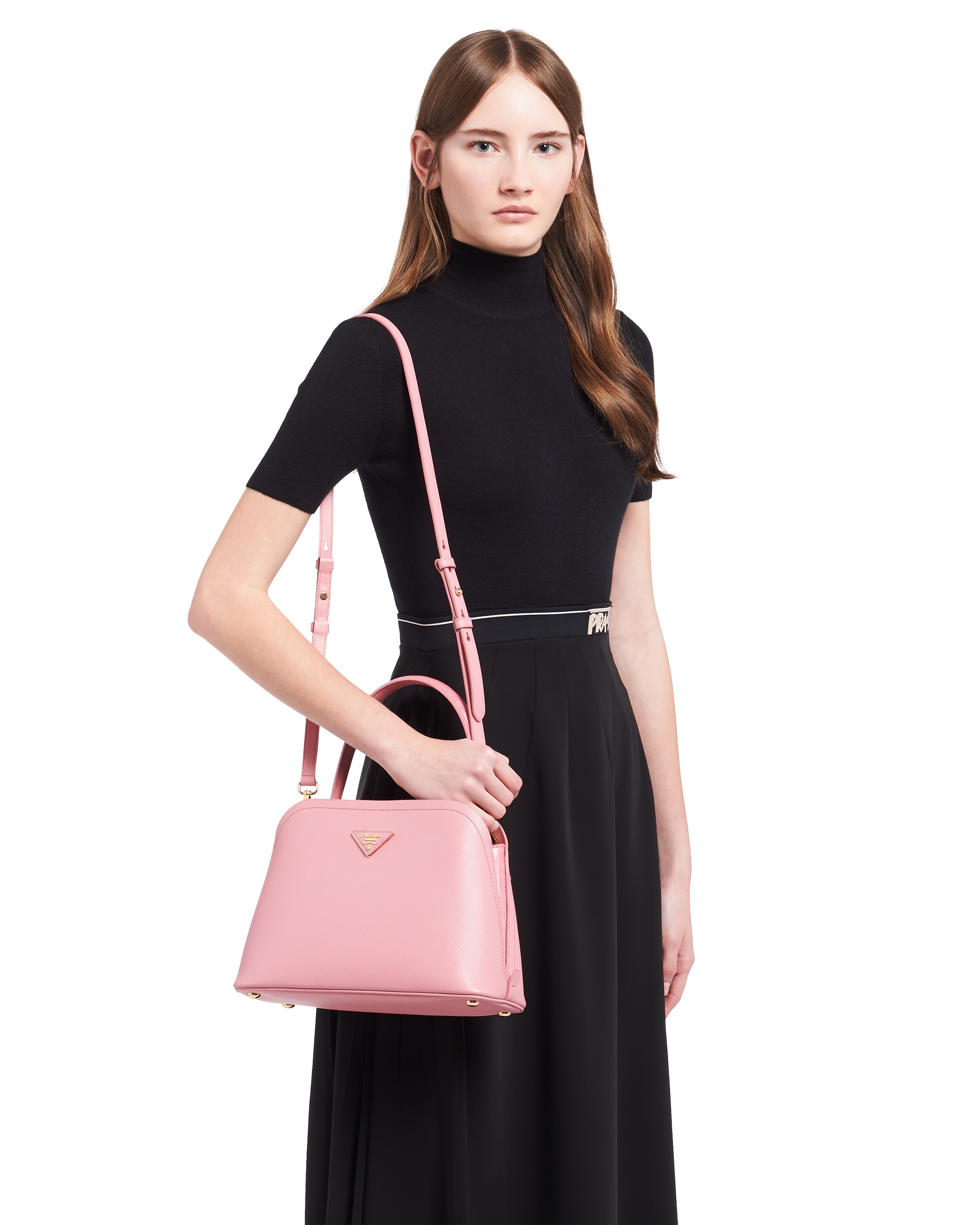 Prada Matinée Tasche mit Krokolederdetails Prada