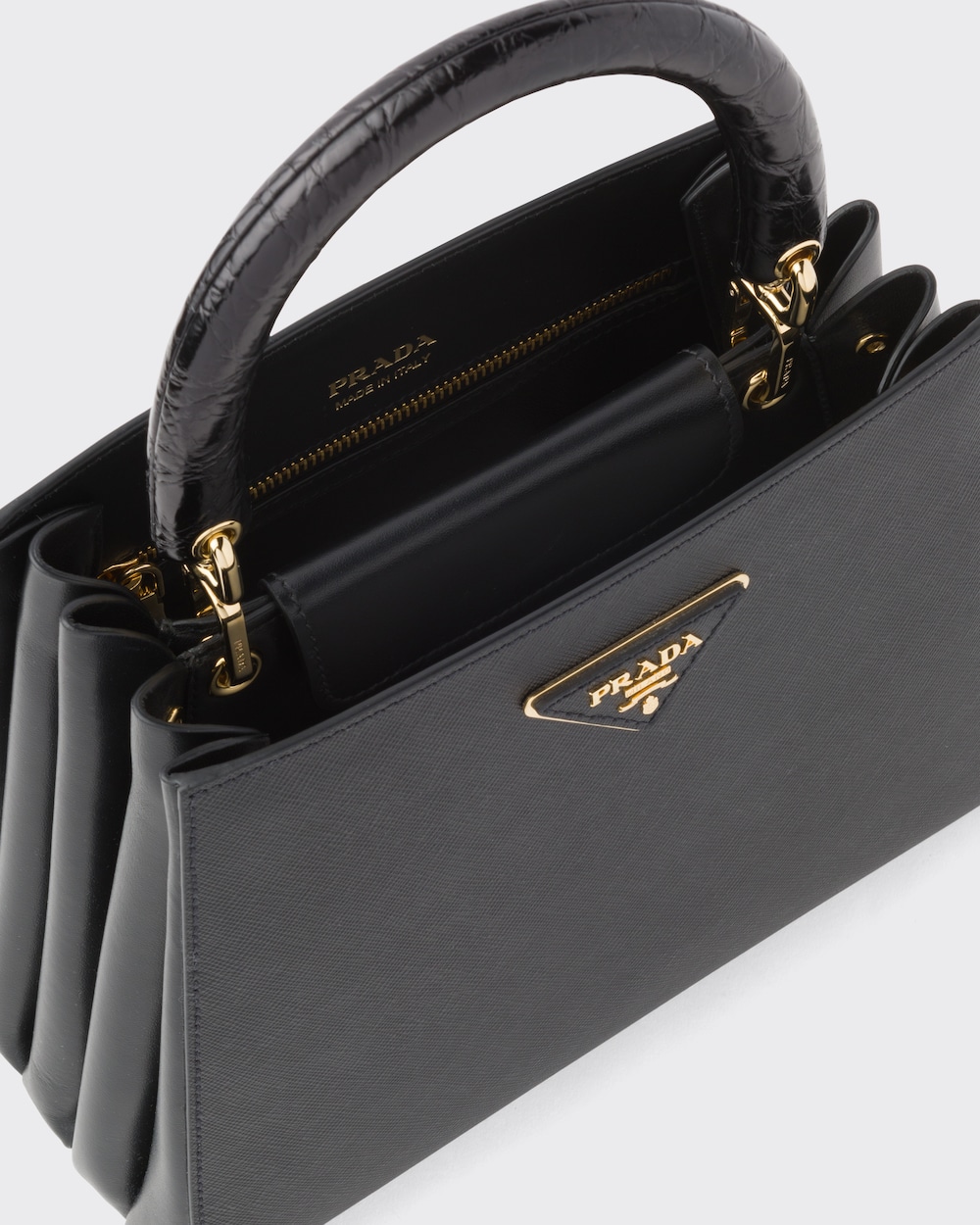 prada green crocodile bolsa