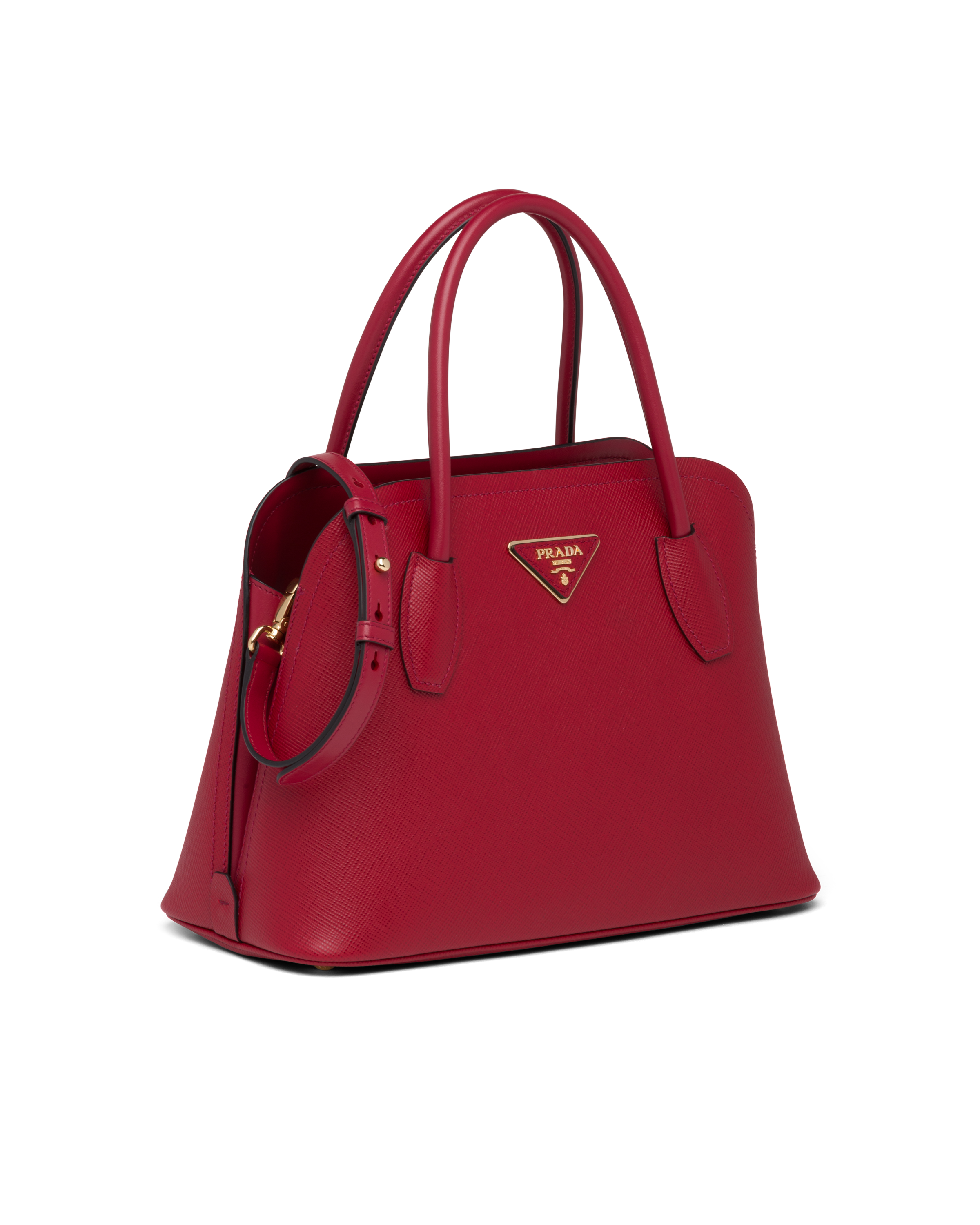 Ruby Red Small Prada Matin e Handbag PRADA