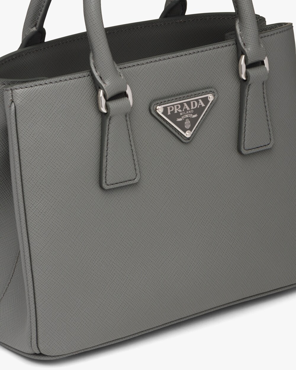 prada grey handbag