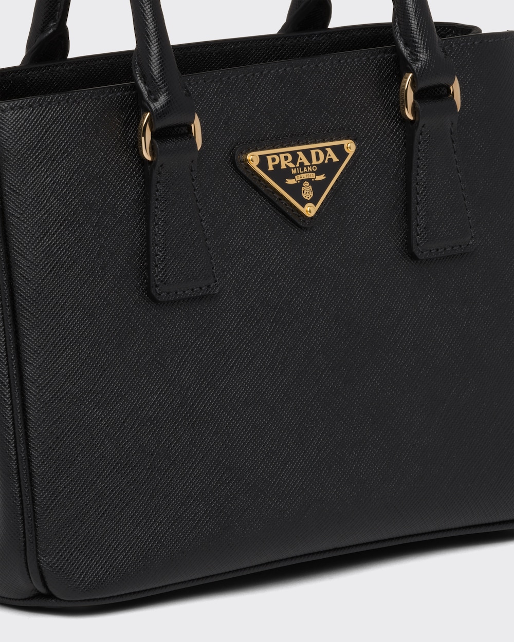 prada bag black gold
