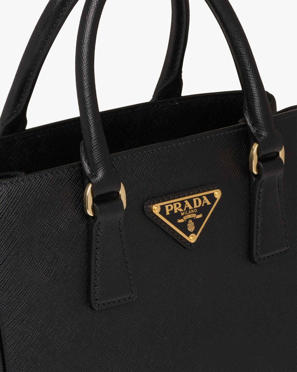 prada black leather