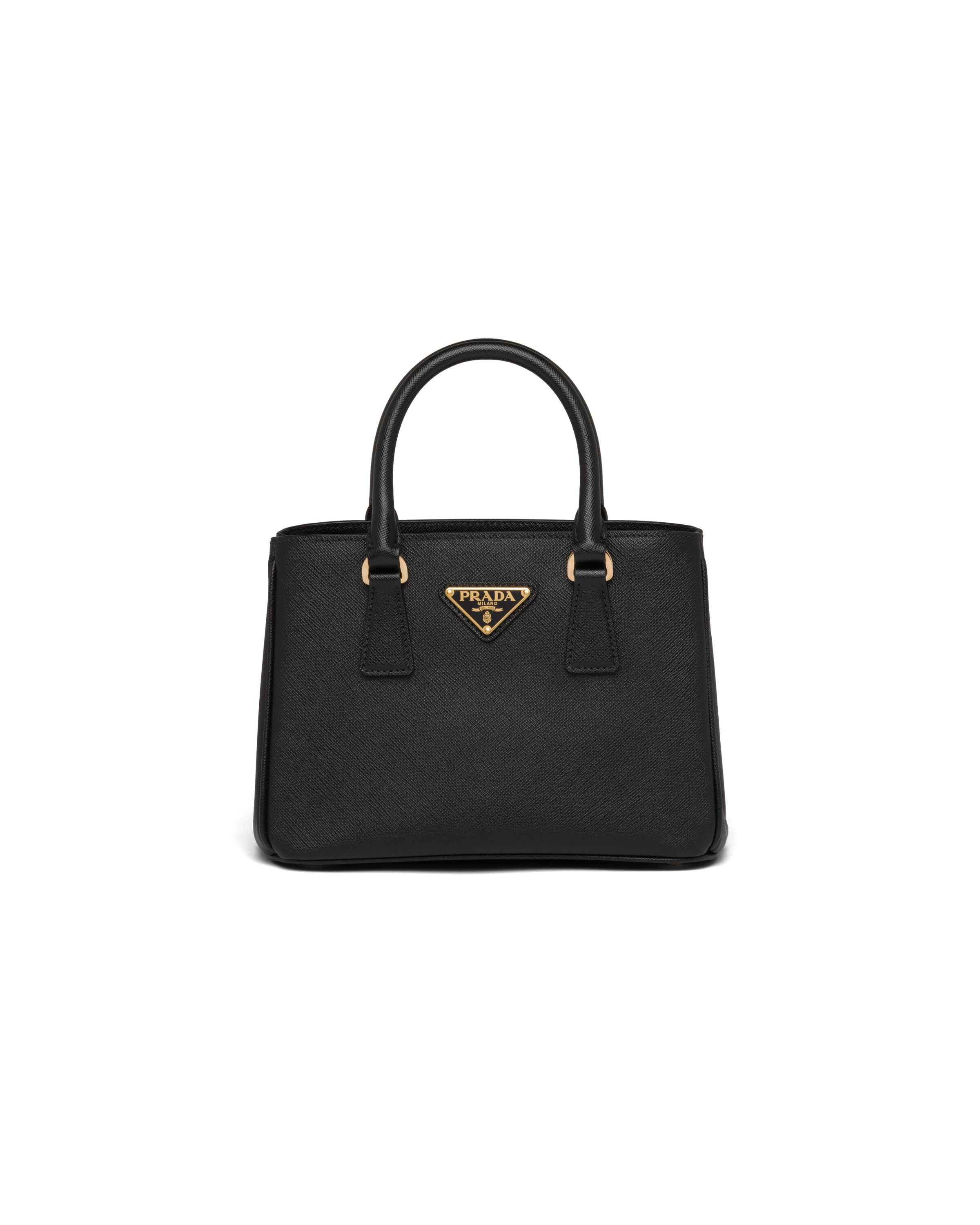 Black Prada Galleria Saffiano leather mini bag Prada