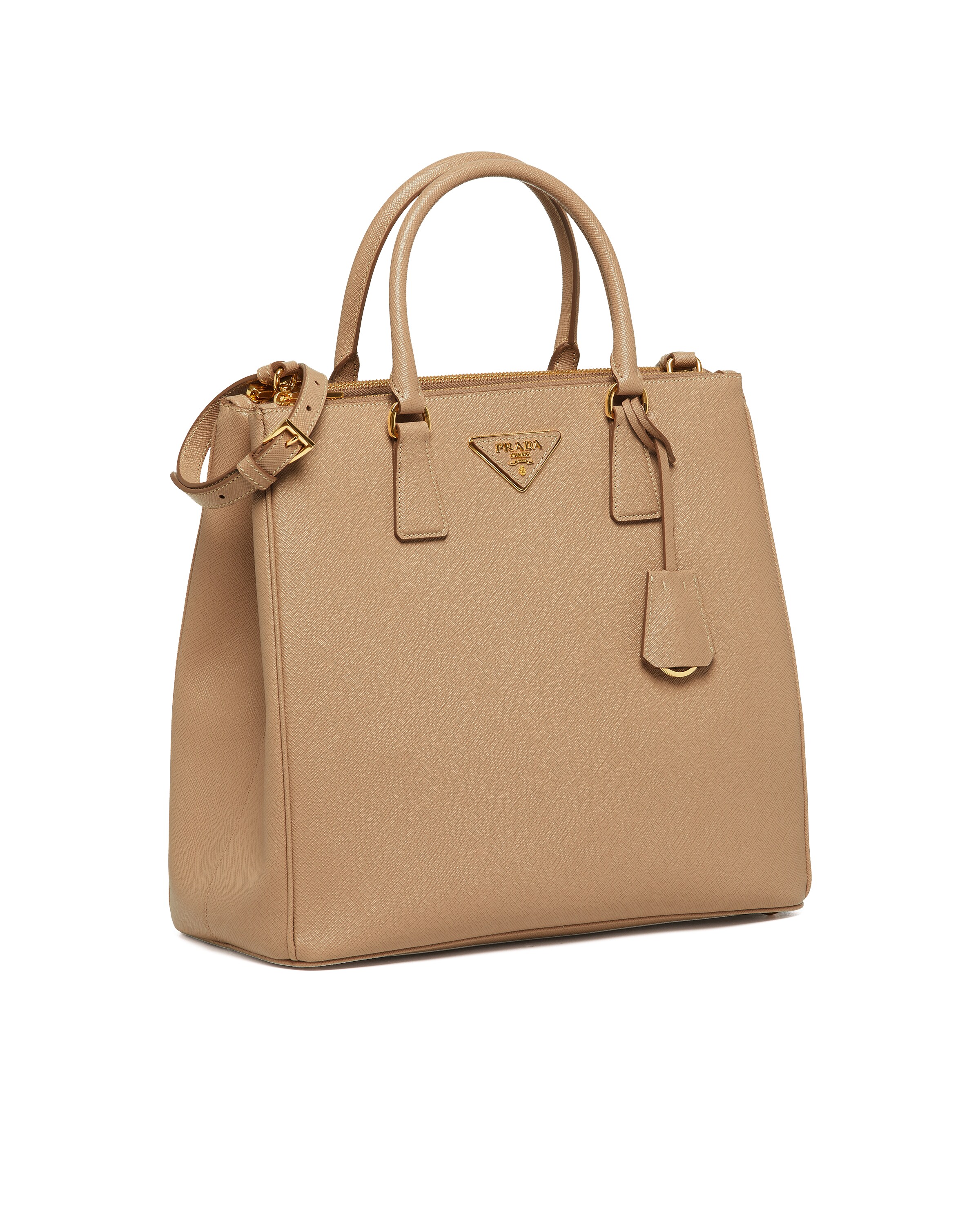 Cameo Beige Medium Prada Galleria Saffiano leather bag Prada