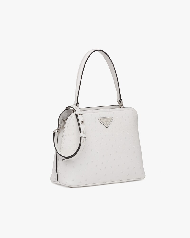 prada ostrich handbag