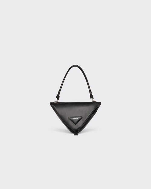 Black Padded nappa leather handbag | Prada