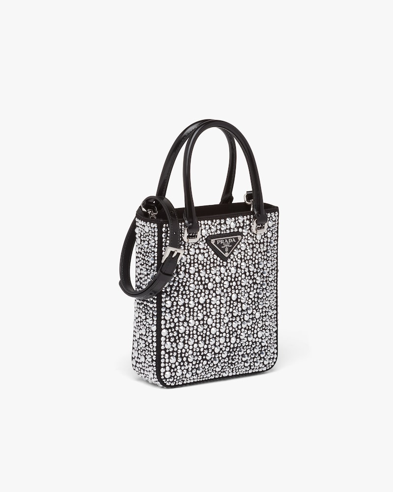 prada rhinestone bag