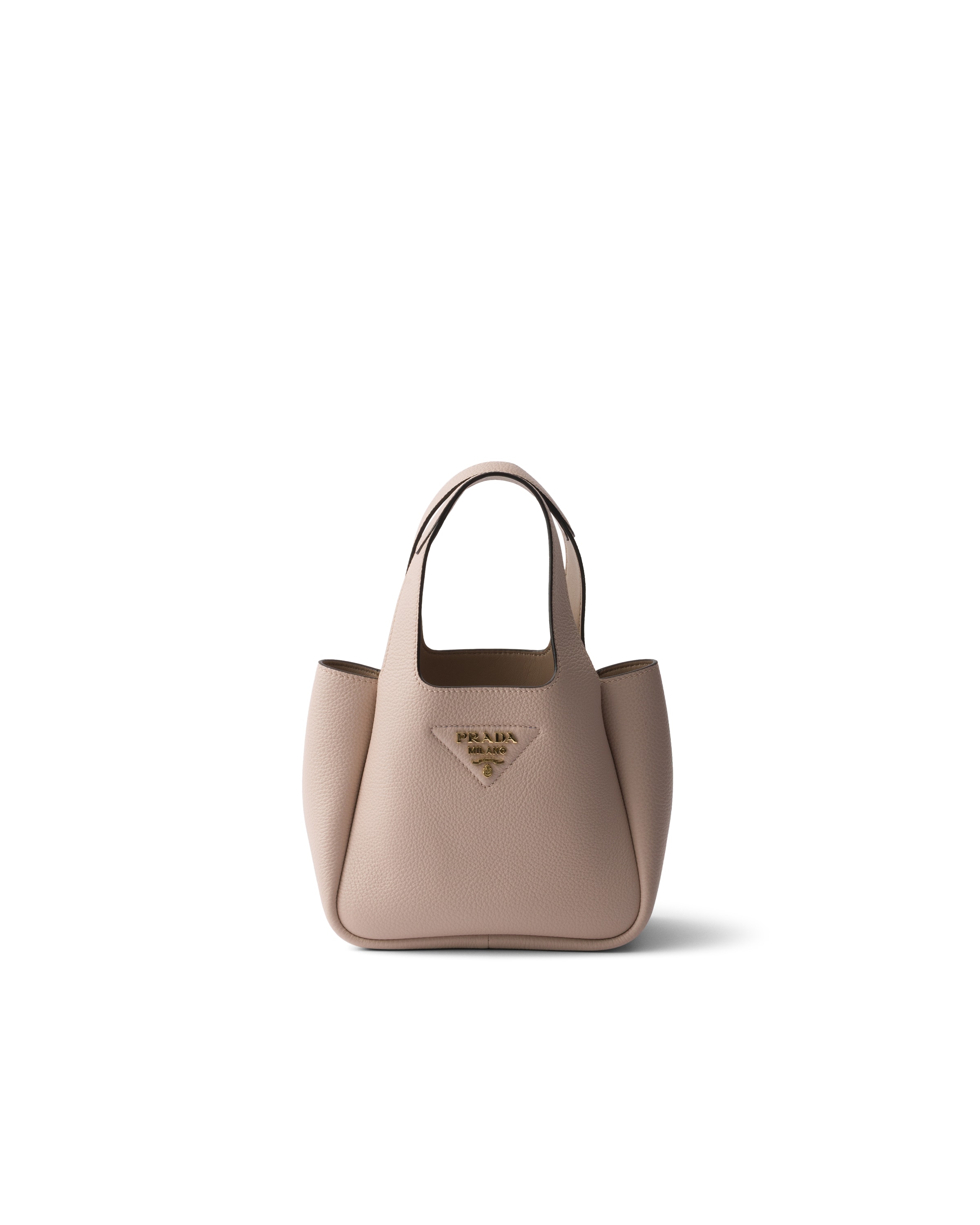 Prada Mini Sac À Main En Cuir, Femme, Nénuphar