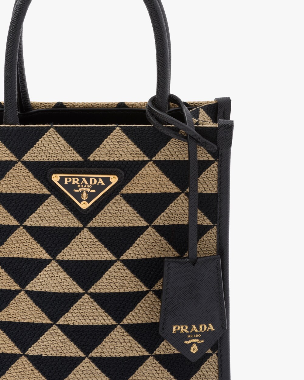 prada jacquard tote