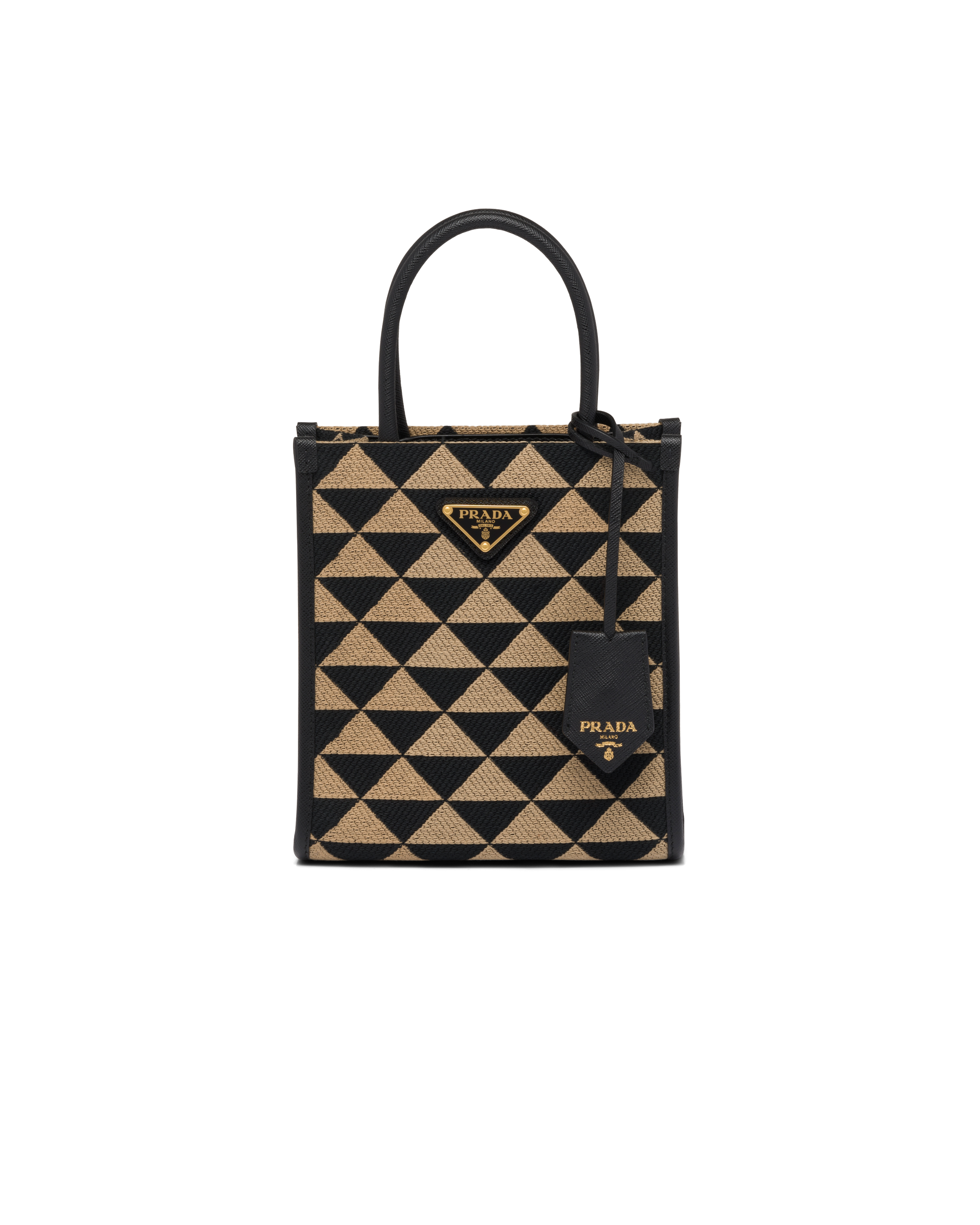 Thiết kế Prada Symbole jacquard fabric micro bag