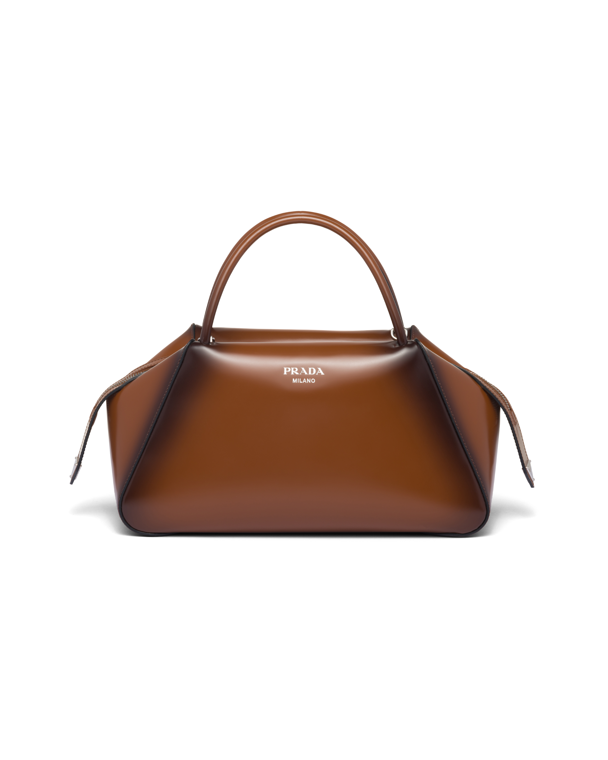prada tobacco Prada Medium Brushed Leather Supernova Handbag In Tobacco S