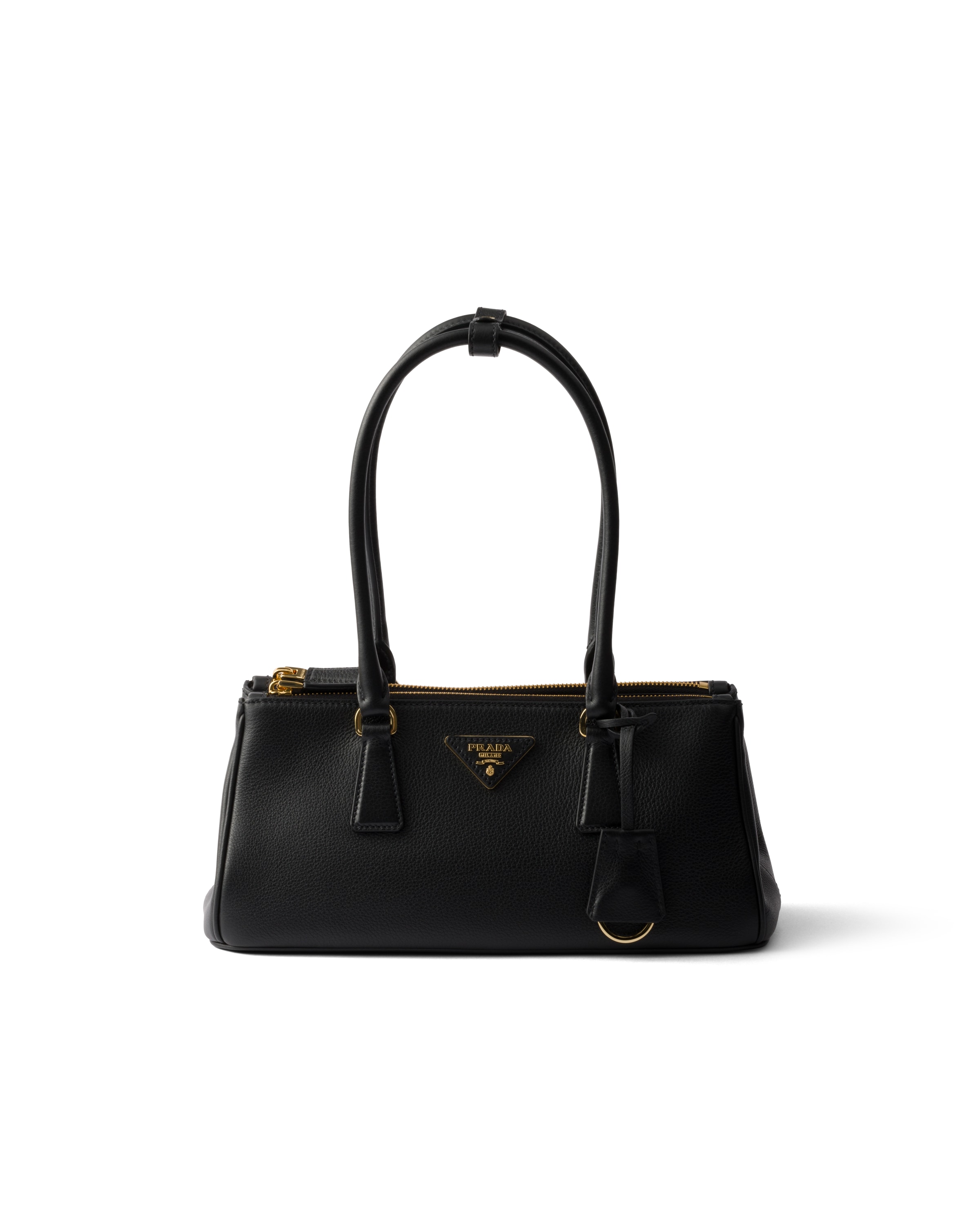 Medium Prada Galleria Leather Bag, Women, Black