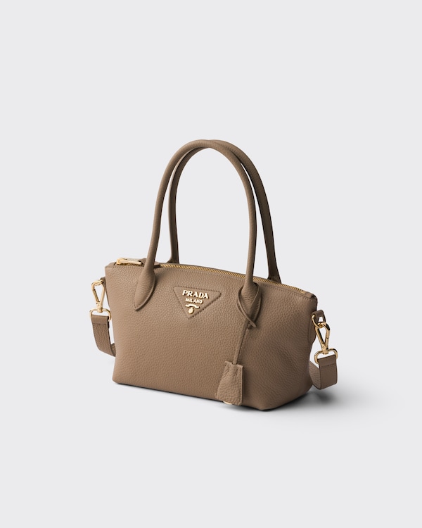 Leather mini handbag - Cameo Beige Leather mini handbag - Cameo Beige