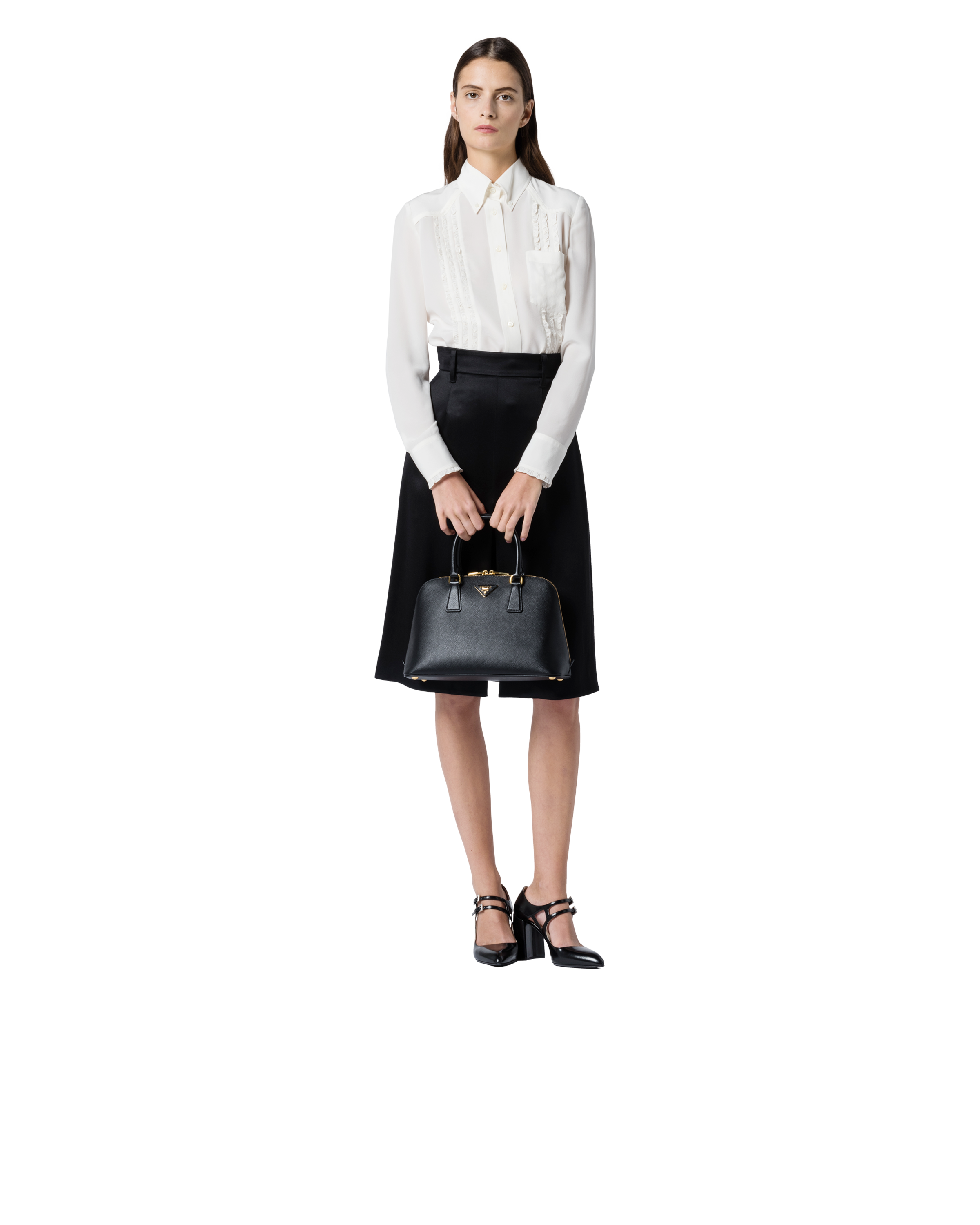 prada large saffiano leather satchel