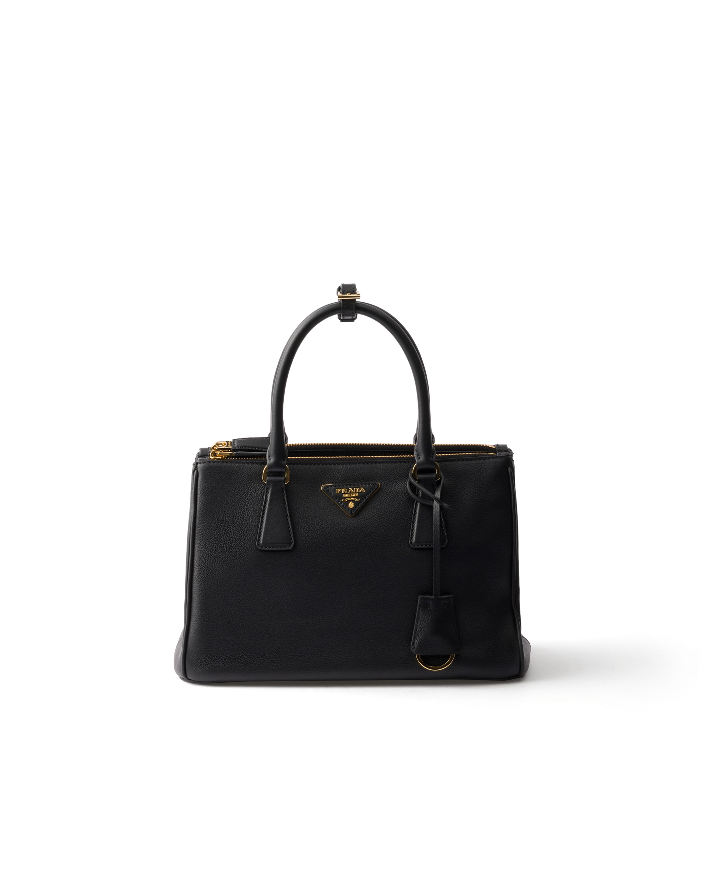 Borsa Prada Galleria Medium In Pelle, Donna, Nero