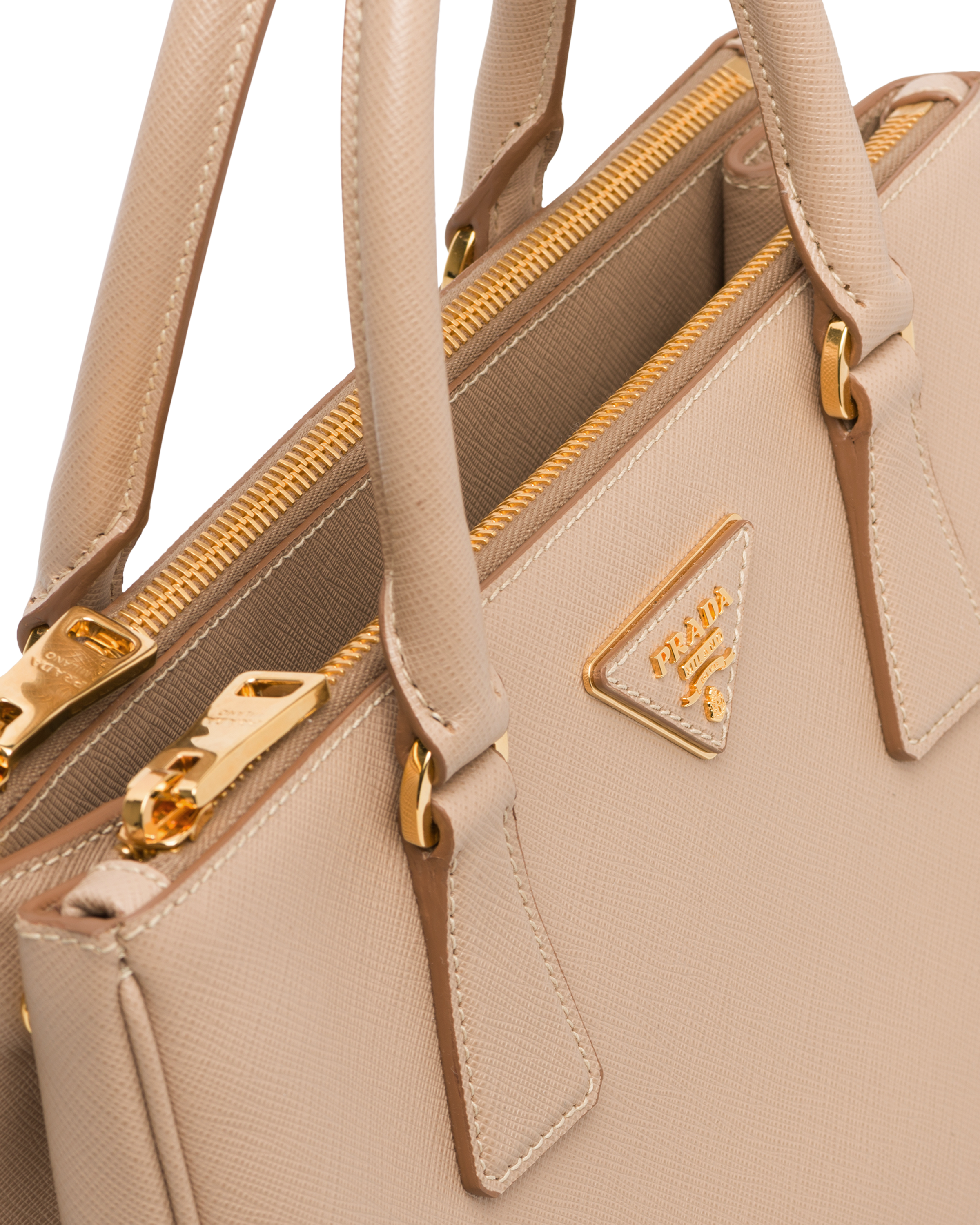 prada saffiano brown