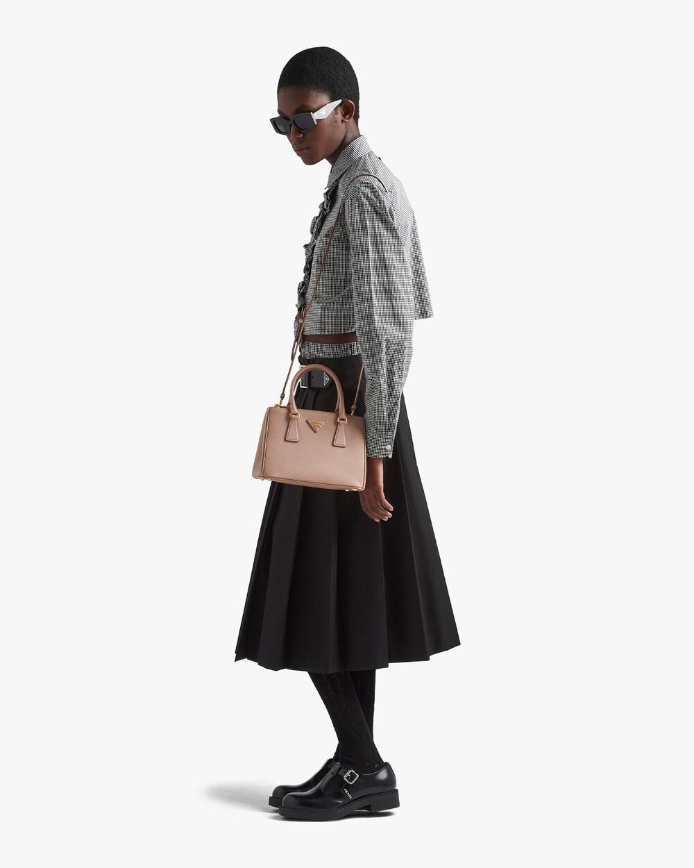 Powder Pink Prada Galleria Saffiano leather small bag | Prada Powder Pink Prada Galleria Saffiano leather small bag | Prada