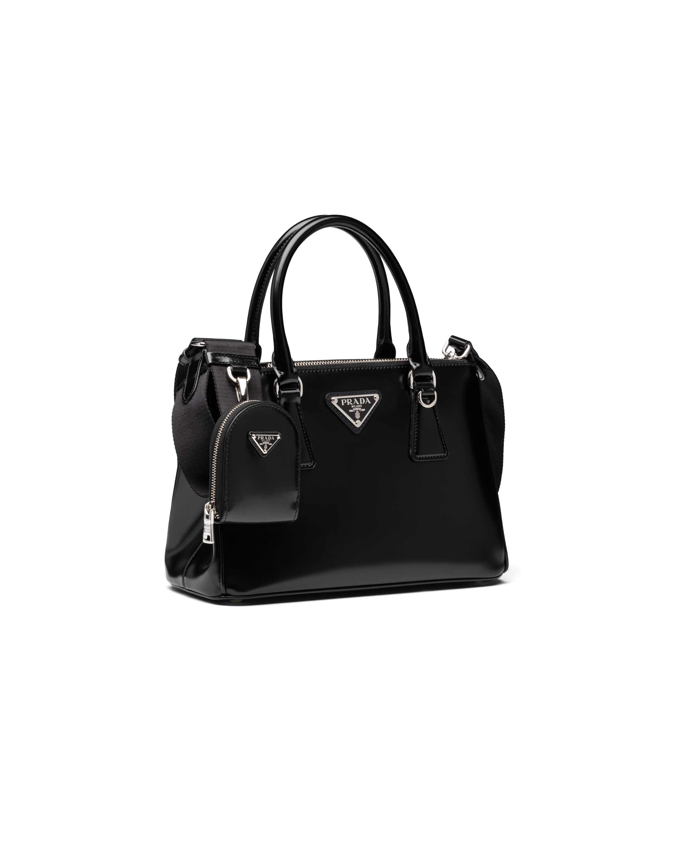 Prada galleria brushed leather bag clearance