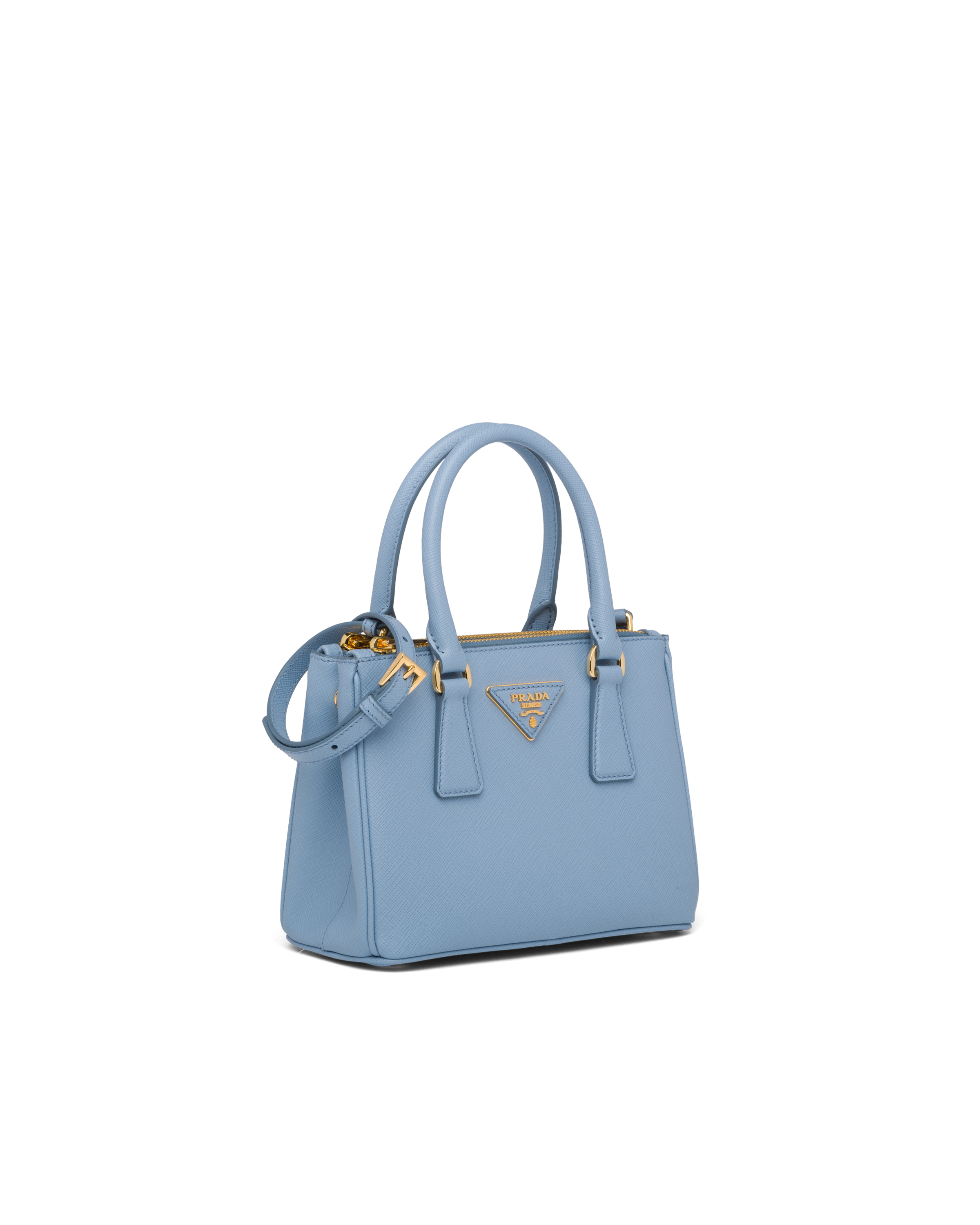 Prada galleria bag blue store
