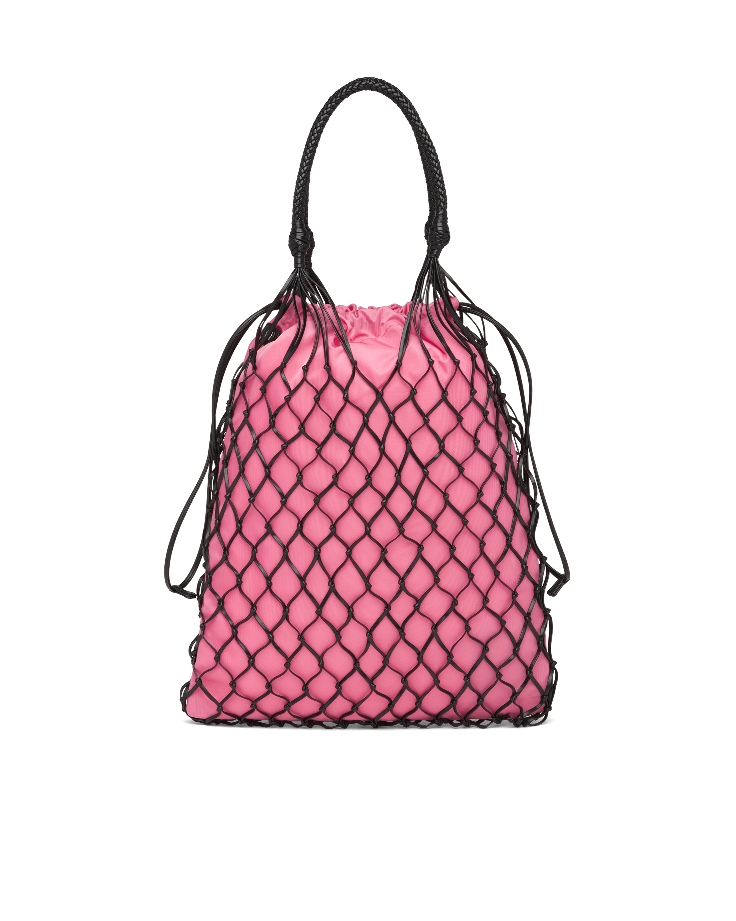 prada fishnet bag