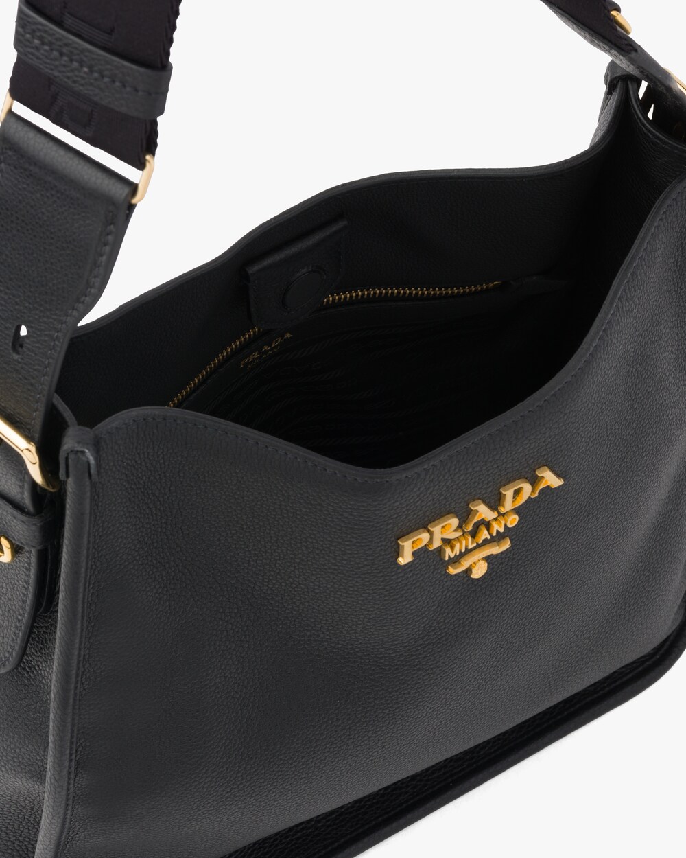 prada leather hobo