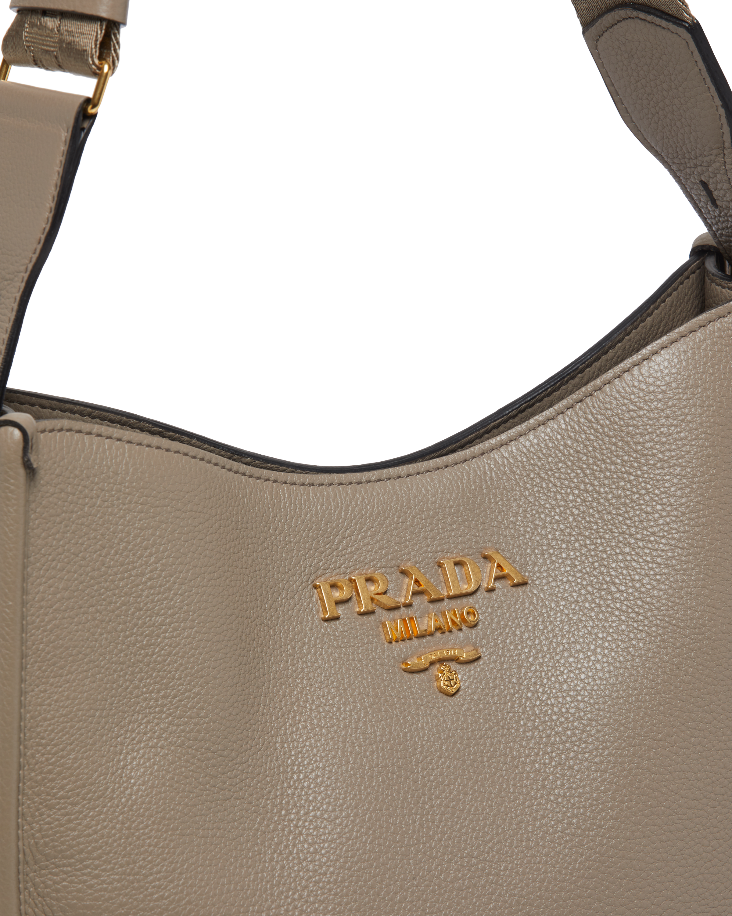 prada leather hobo bag