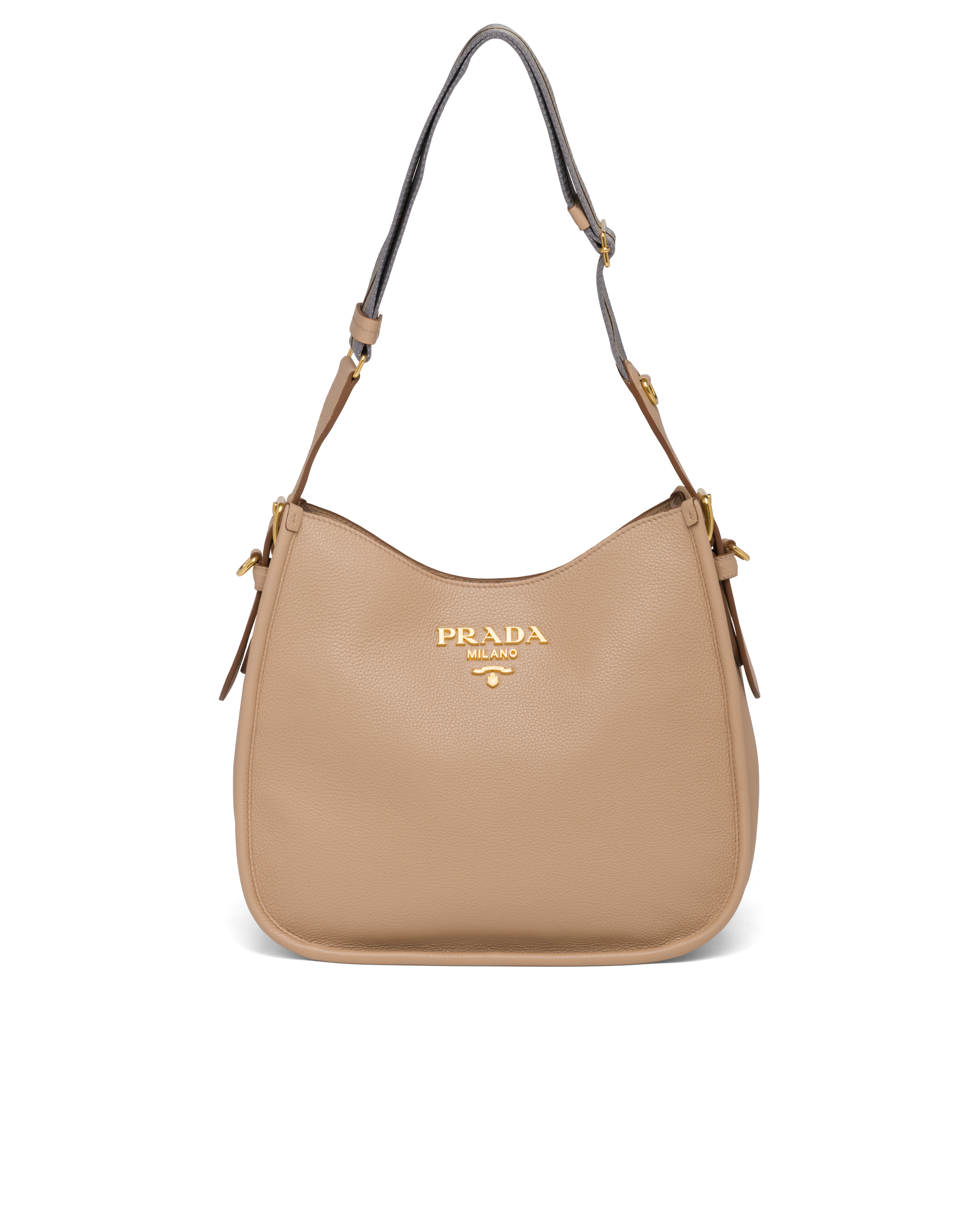 leather shoulder bag prada