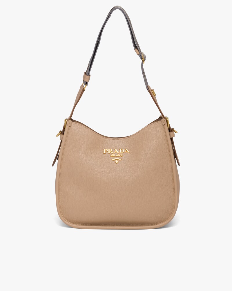 prada pebbled shoulder bag