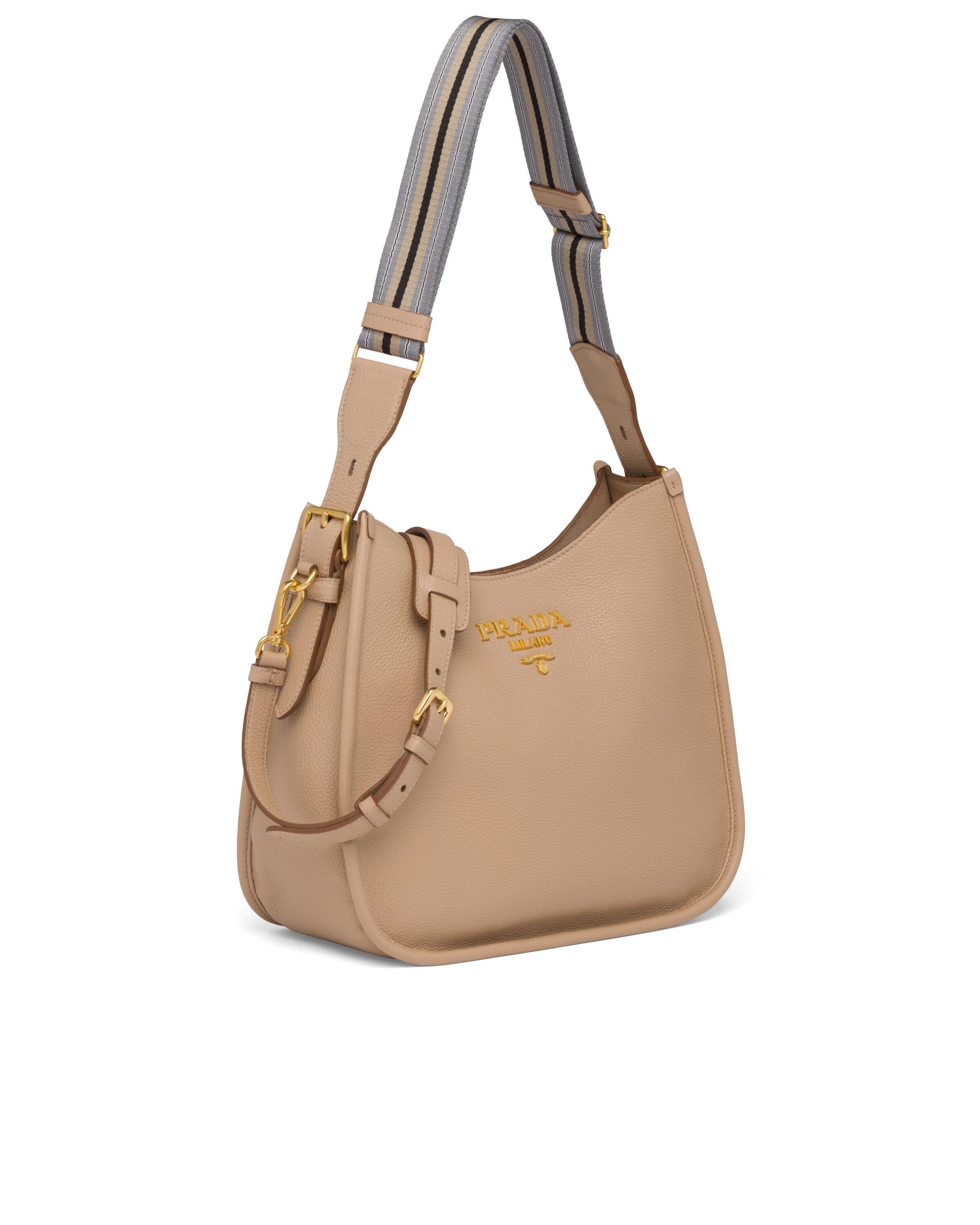 prada hobo bag leather
