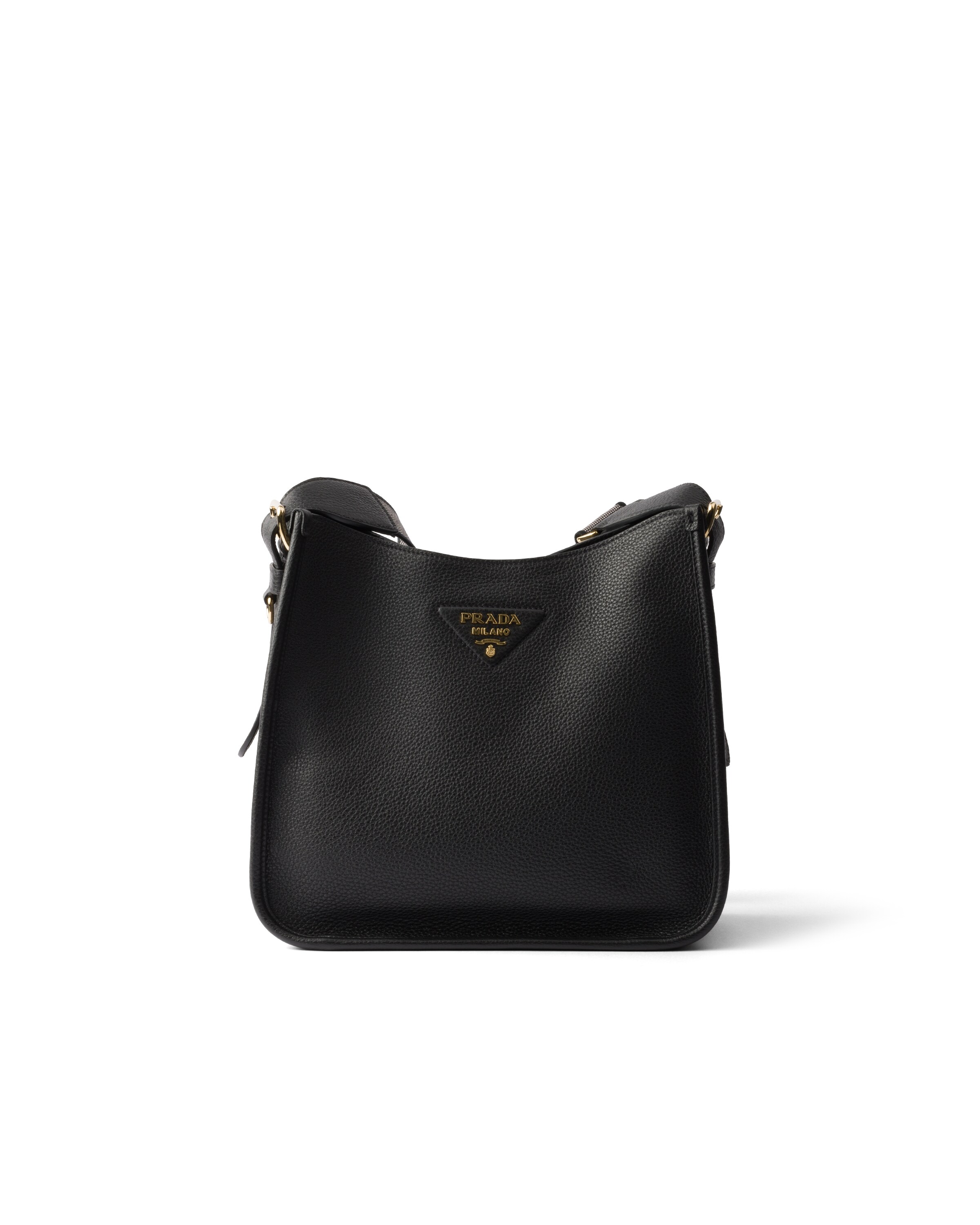 Prada Sacca Medium In Pelle, Donna, Nero