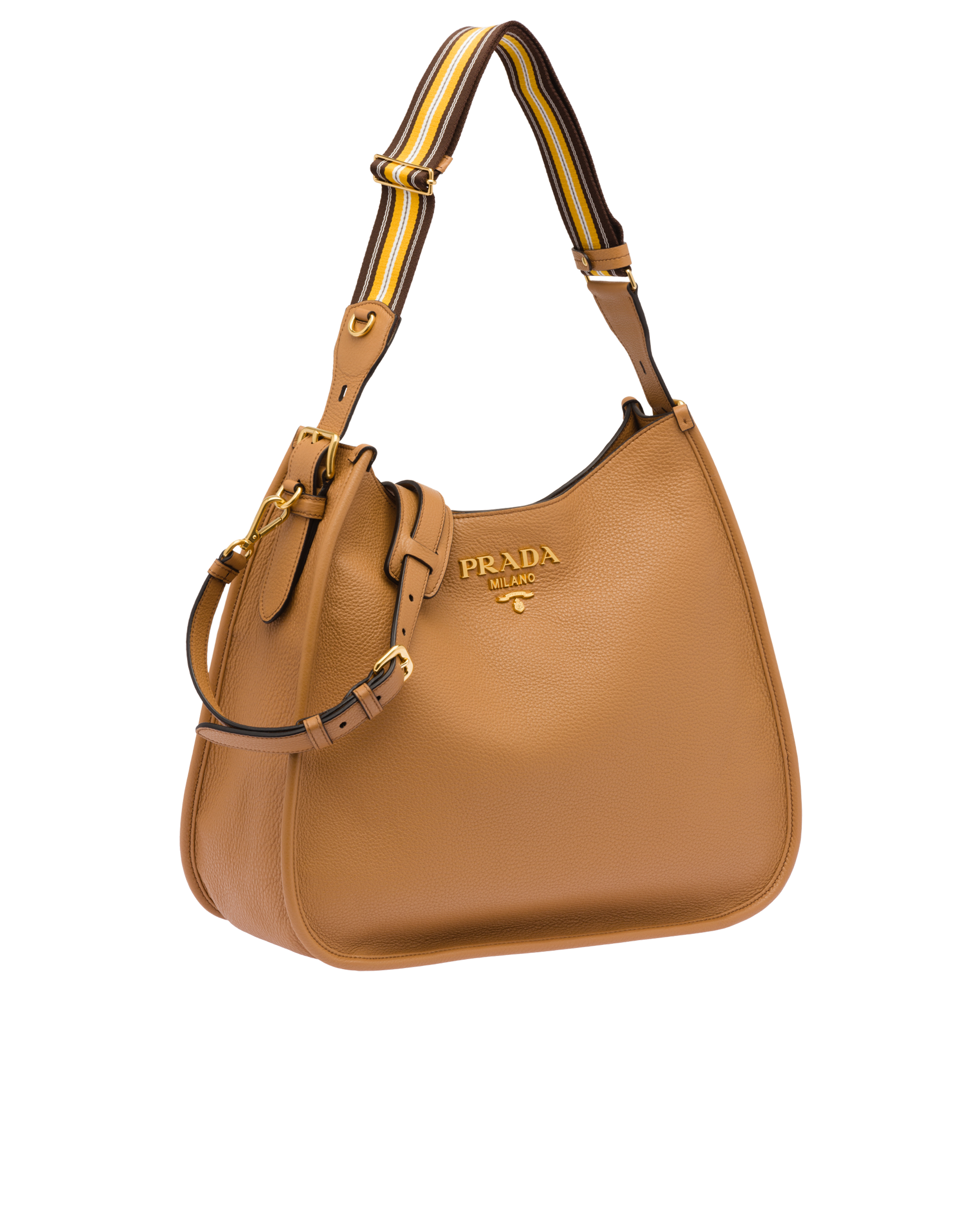 Large leather hobo shoulder bag