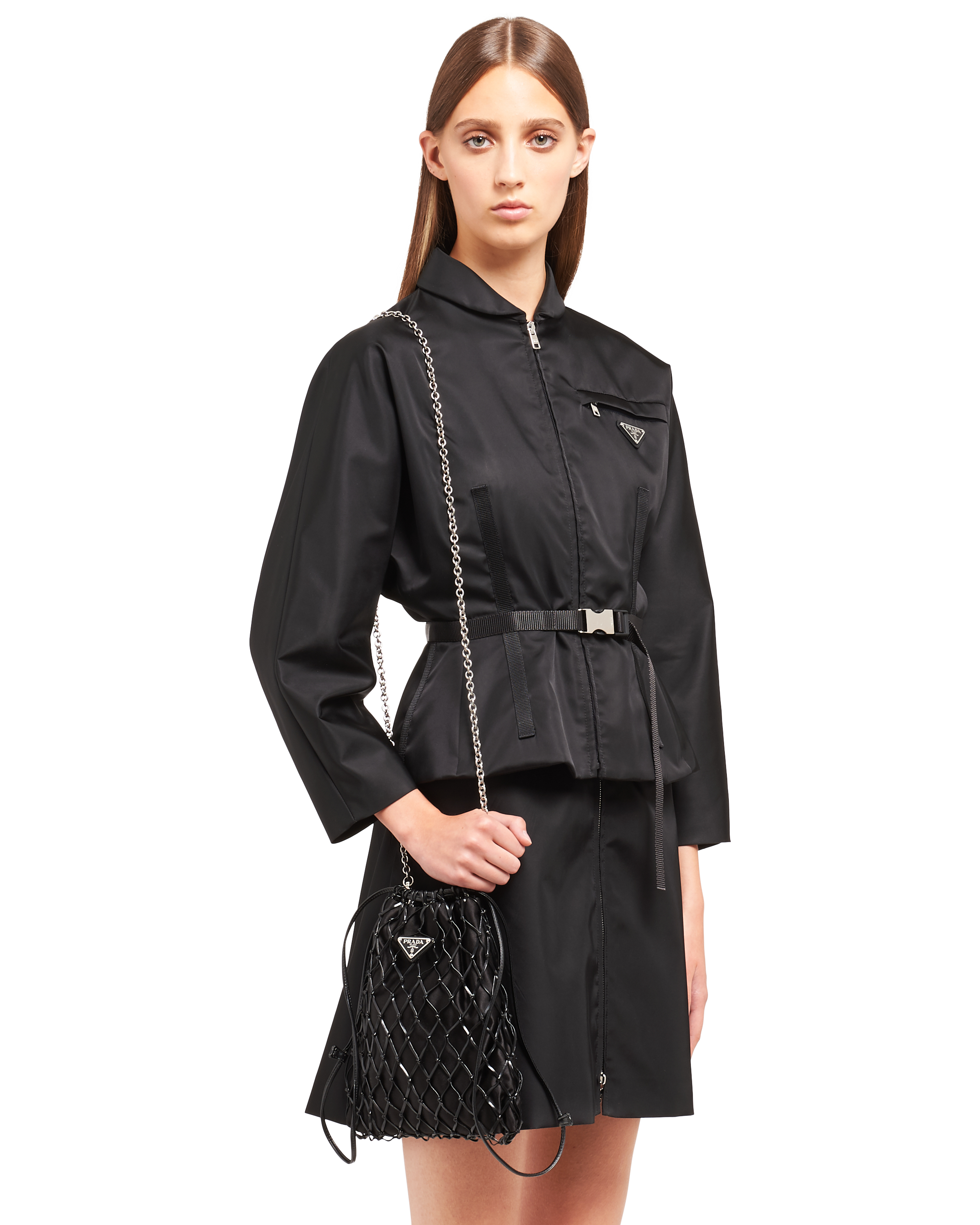 prada faux leather bag