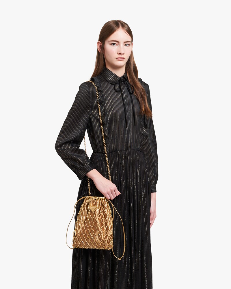 prada mesh bag
