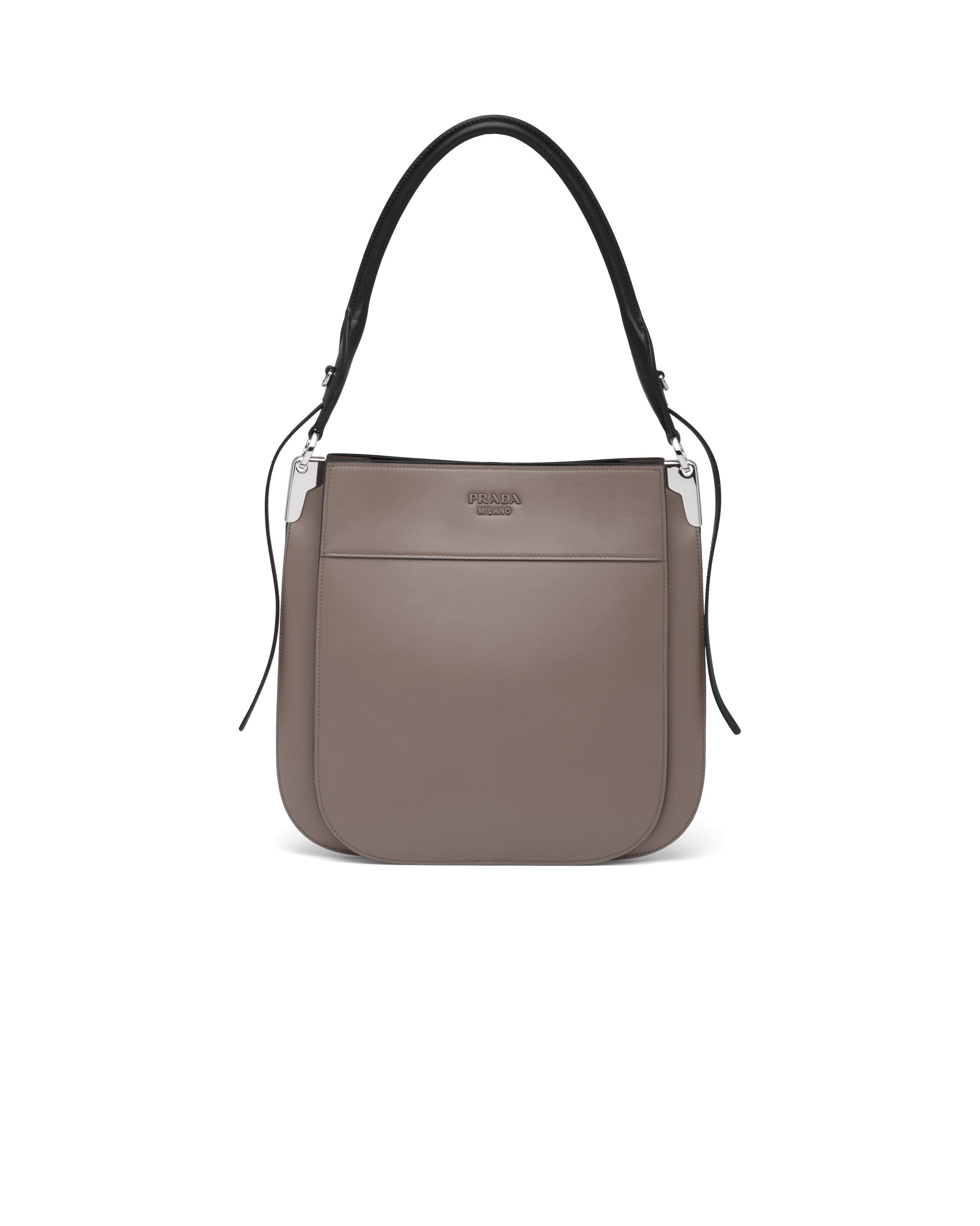 prada margit leather shoulder bag