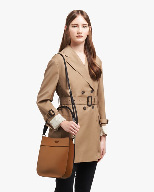prada medium leather shoulder bag