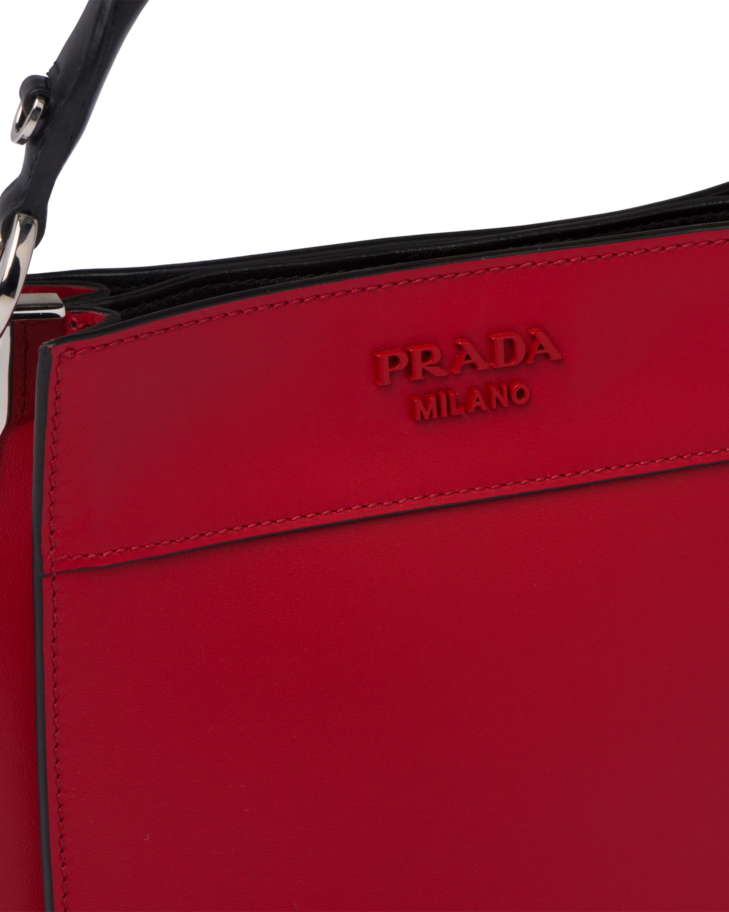 prada small leather handbag