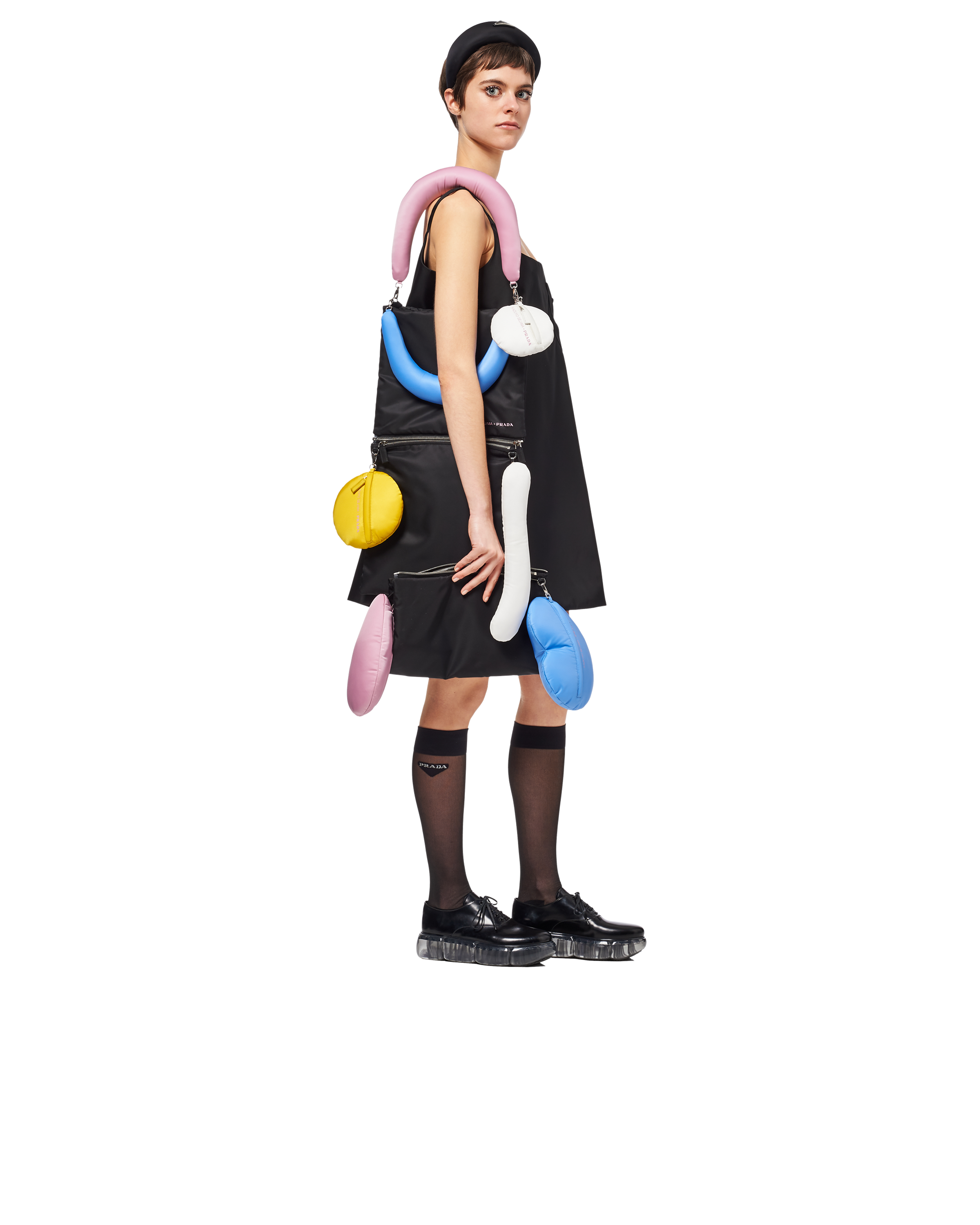 prada invites nylon bag