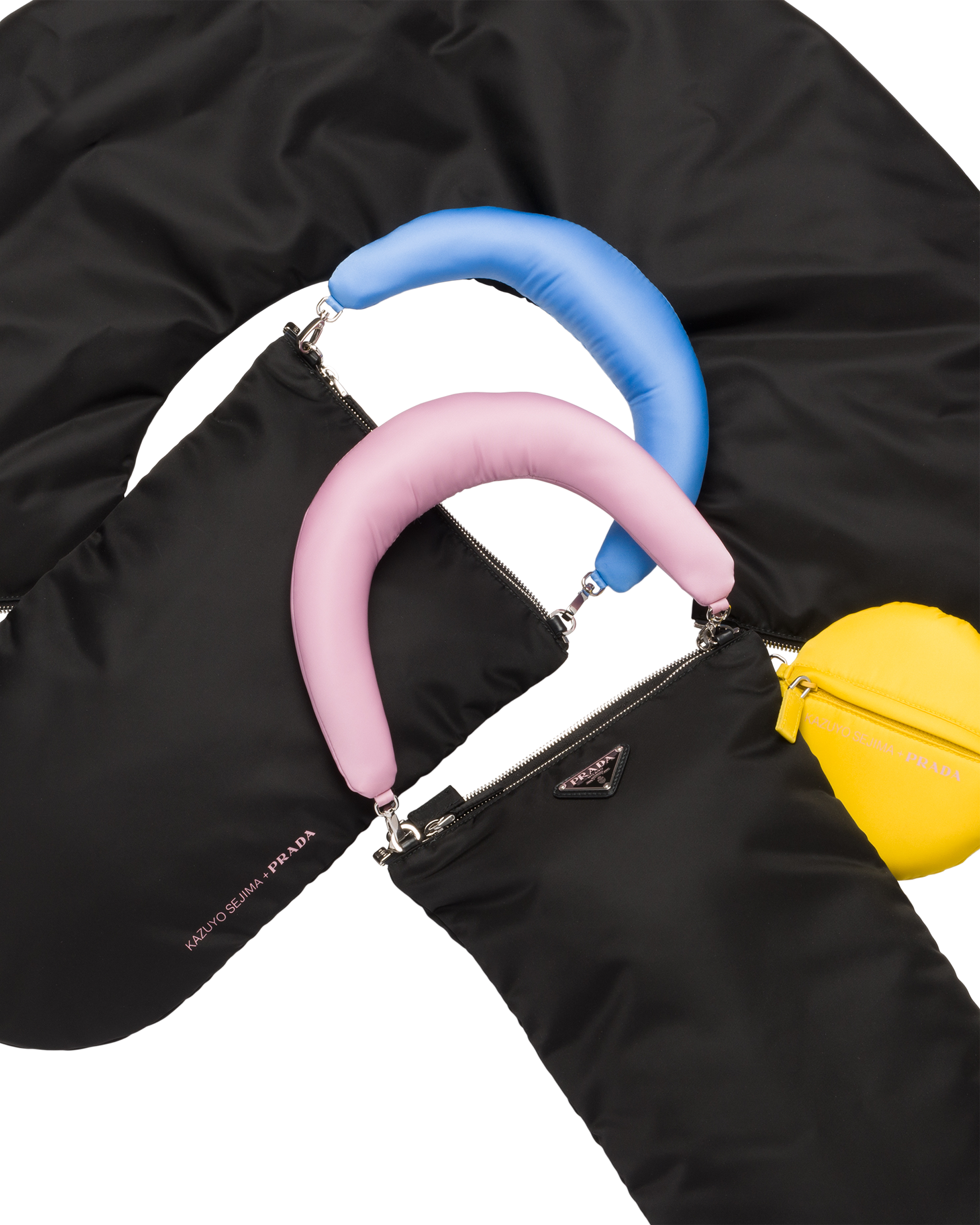 prada invites nylon bag