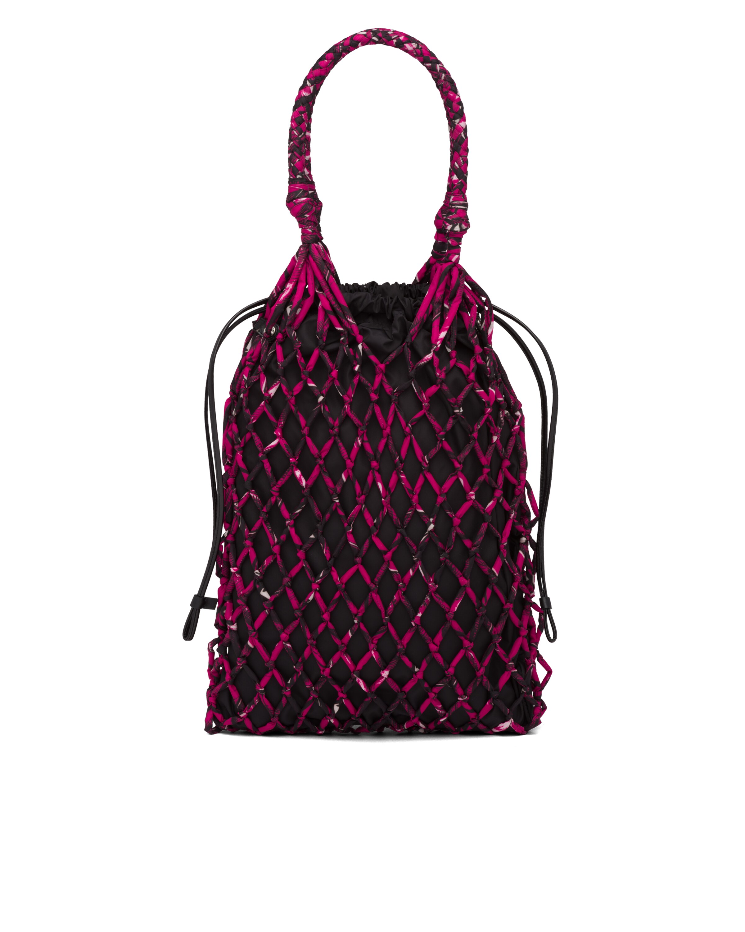 Prada Mini Hobo Bag Nylon Mesh