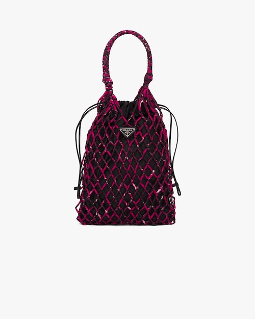 prada printed tote