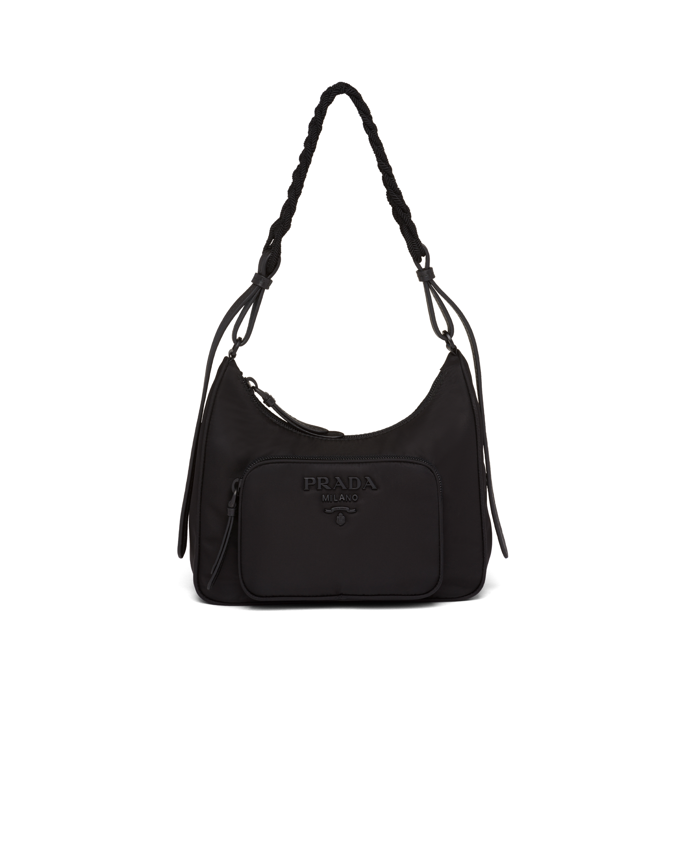 black prada hobo bag