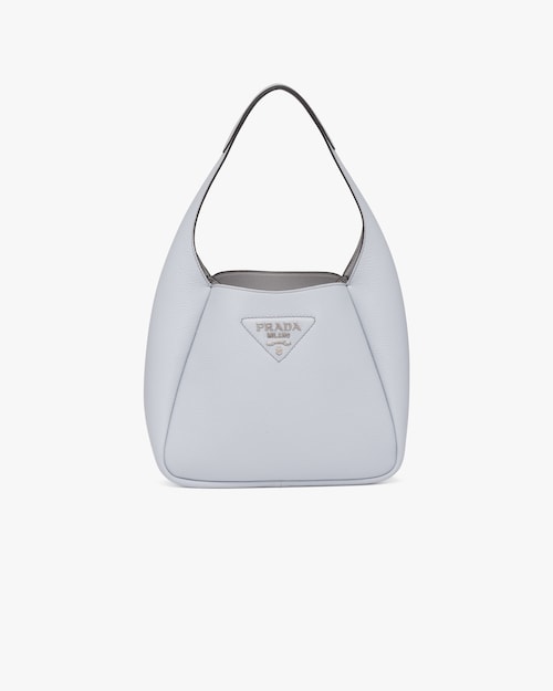 prada gray handbag