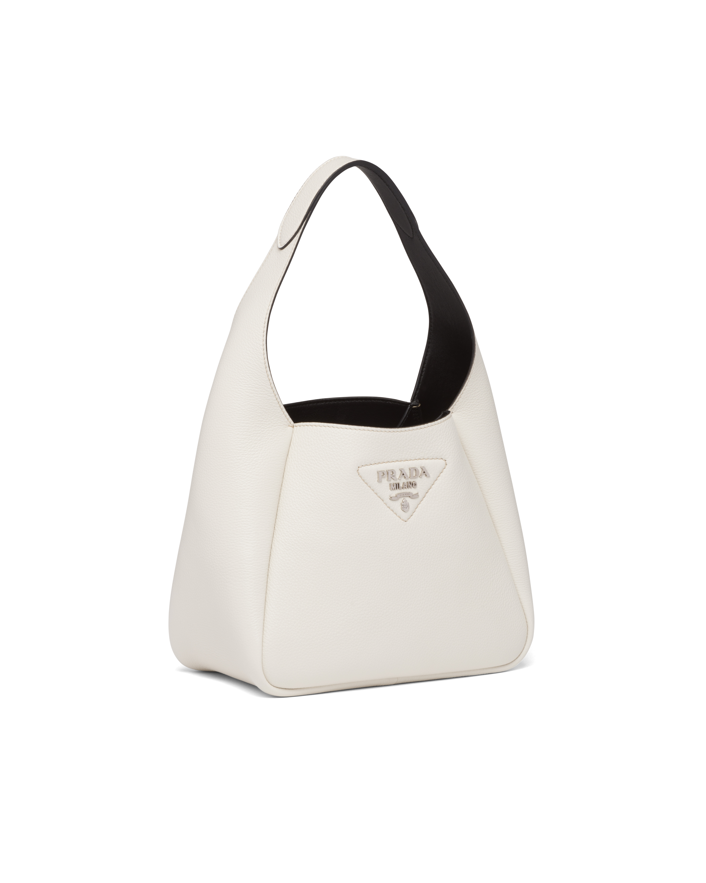 Prada black store white handbag