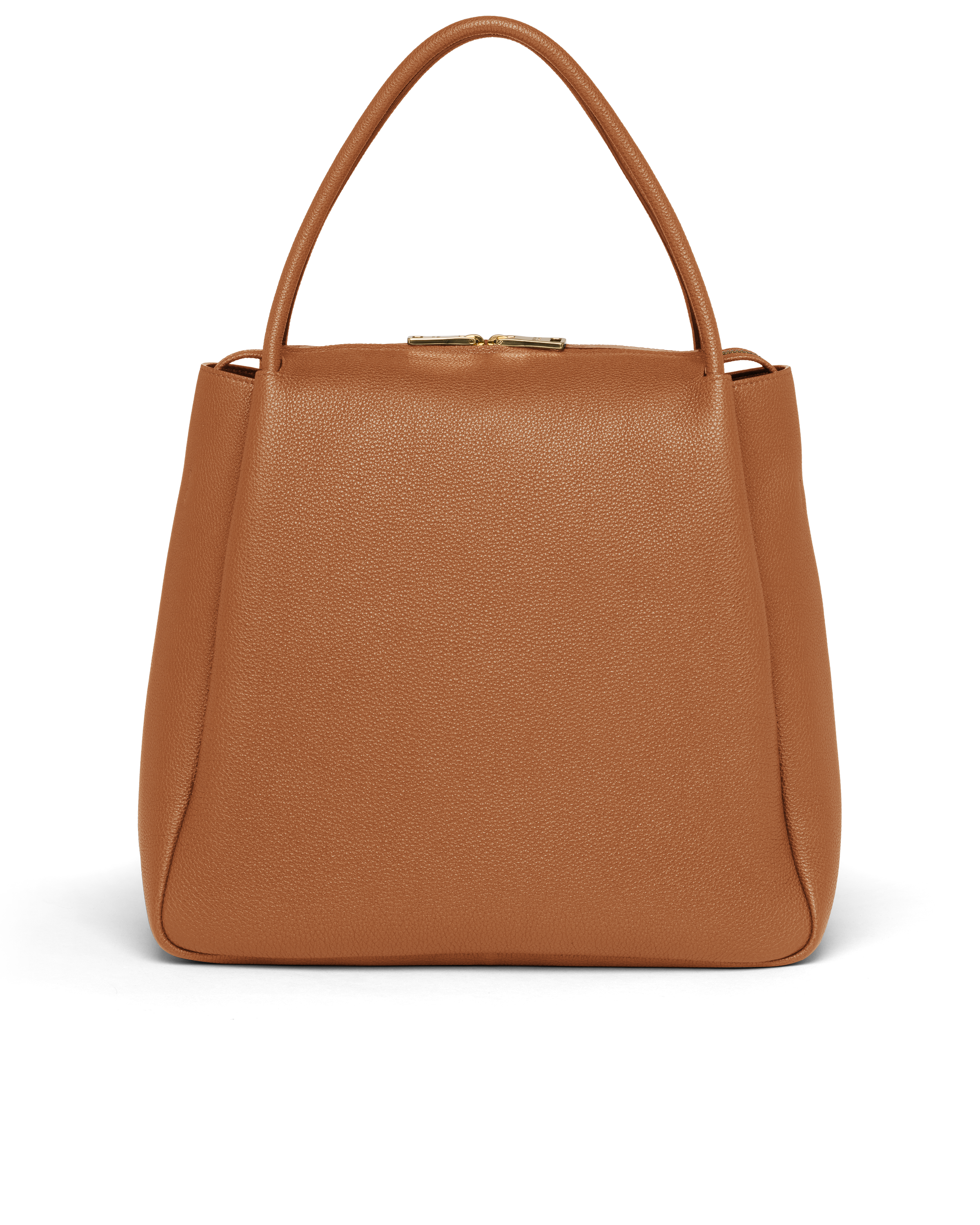Cognac Medium leather handbag | Prada