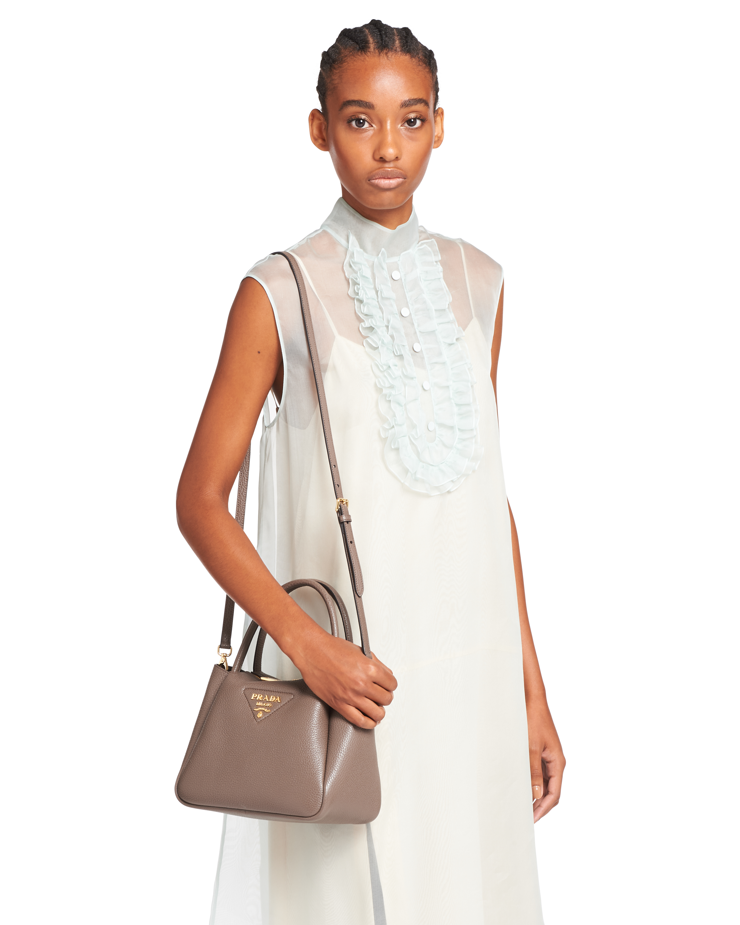 prada concept small leather tote