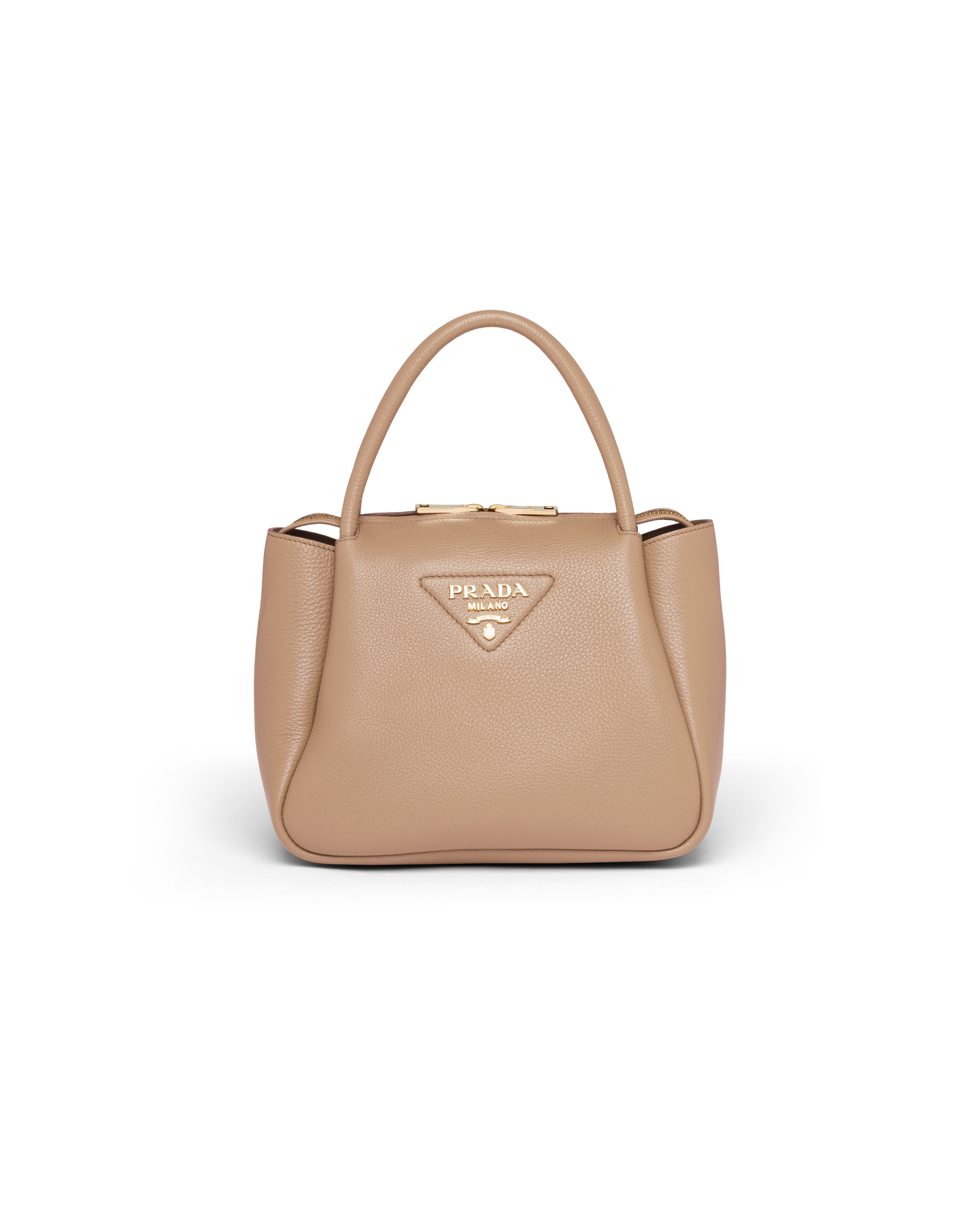 prada milano brown leather bag