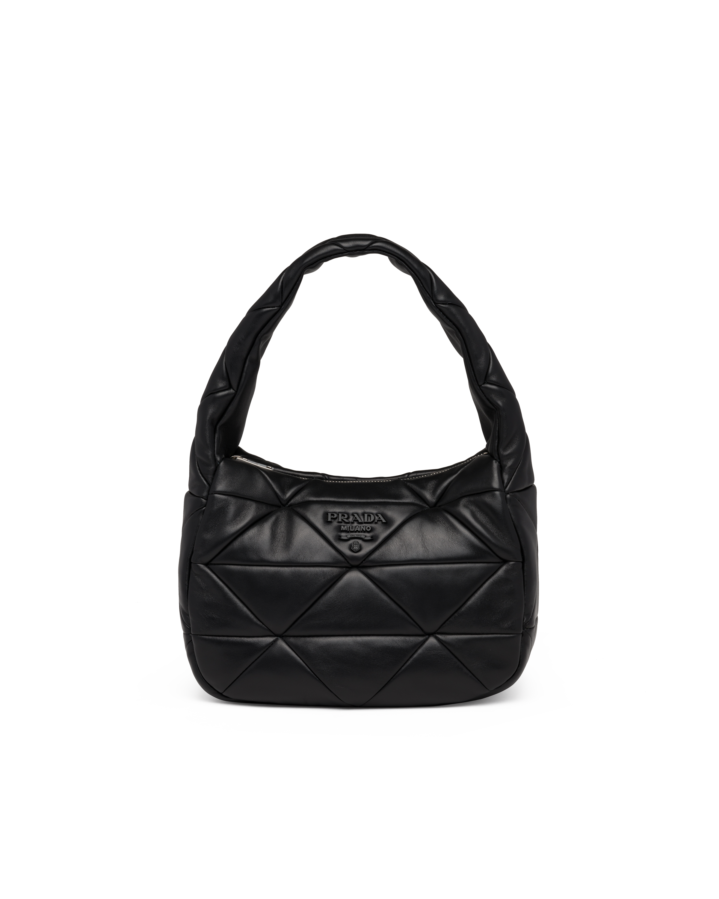 Prada quilted shop leather shoulder bag